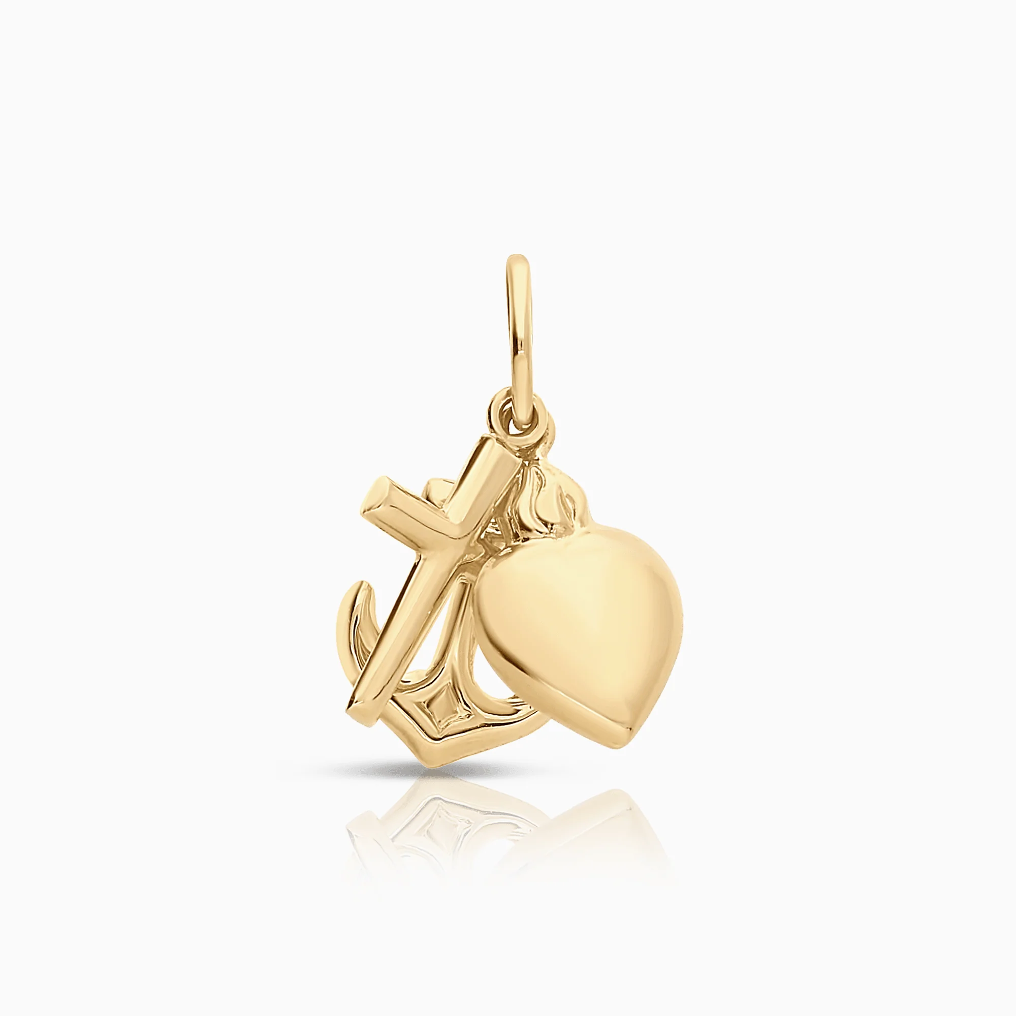 Faith, hope & love pendant 1.16g 18K gold