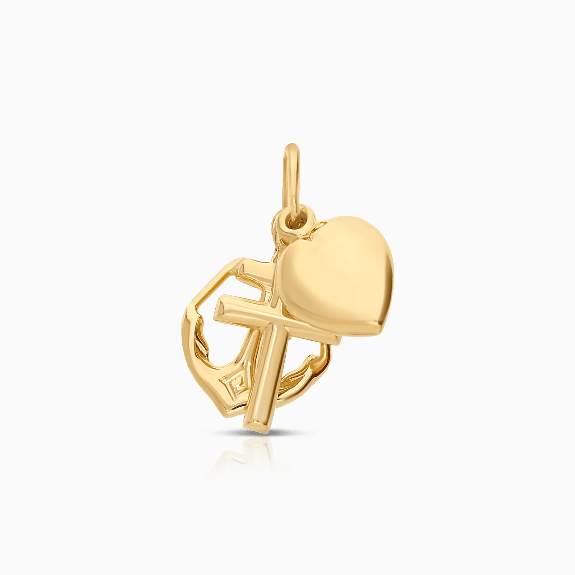 Pendant faith, hope & love 1.20g 18K gold
