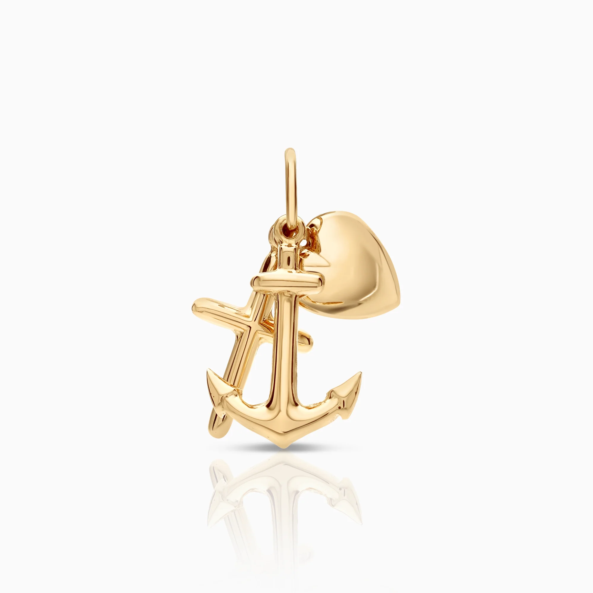 Pendant faith, hope & love 1.32g 14K gold