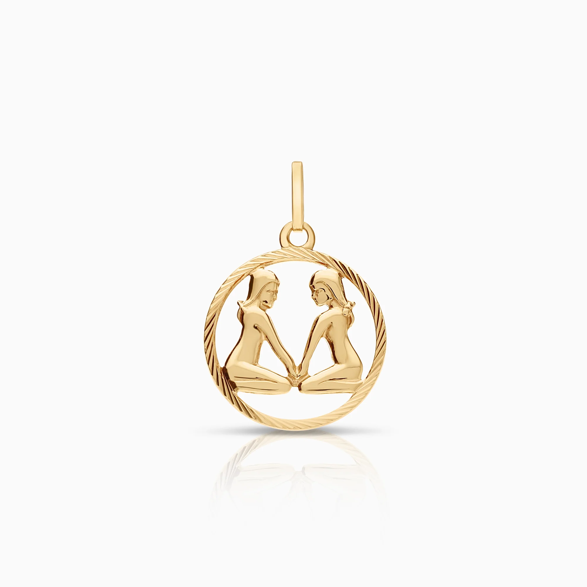 Gemini pendant 1.11g 18K gold