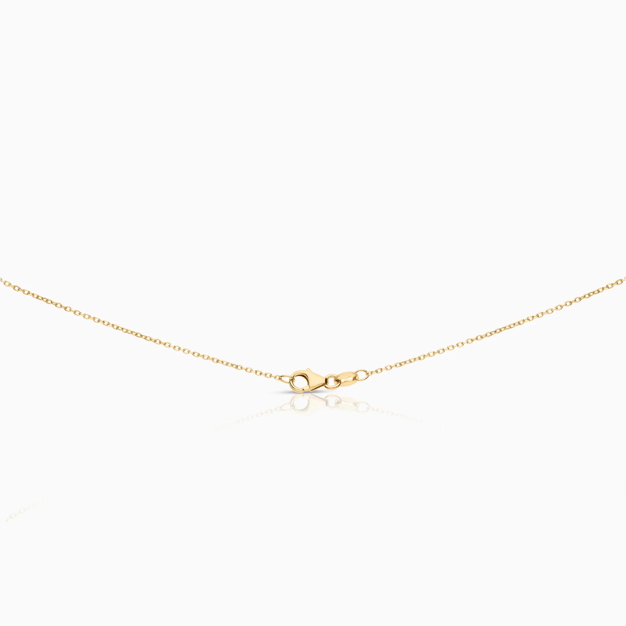 Necklace with heart pendant 2.35g 18K gold - Image 2