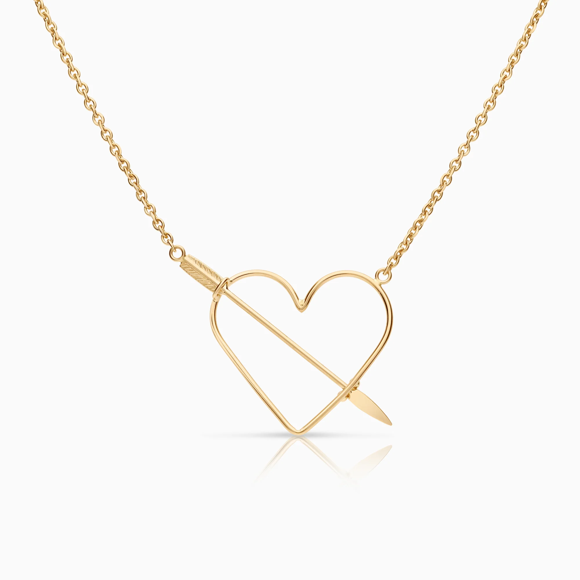 Heart necklace 7.20g 18K gold