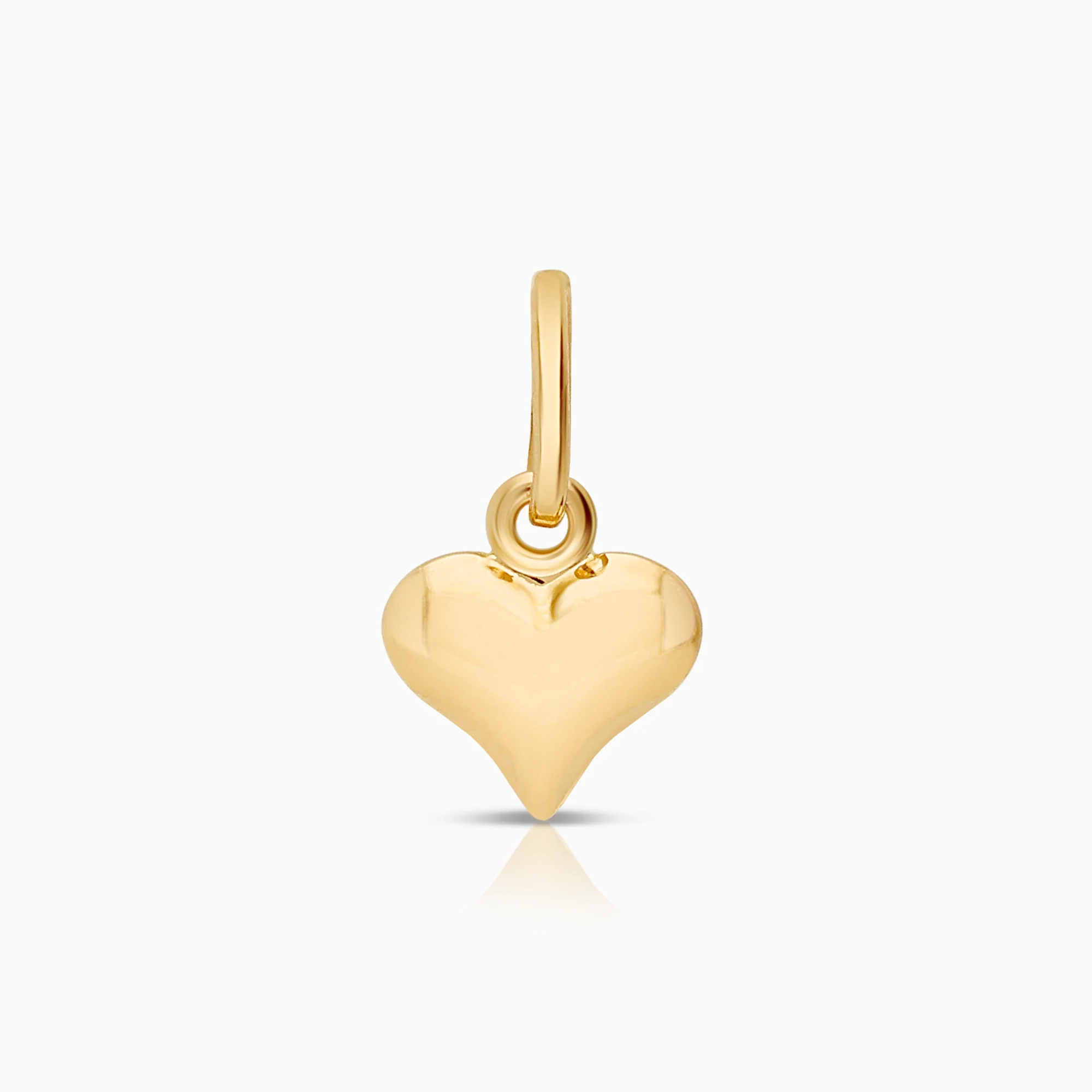 Heart pendant 0.19g 18K gold