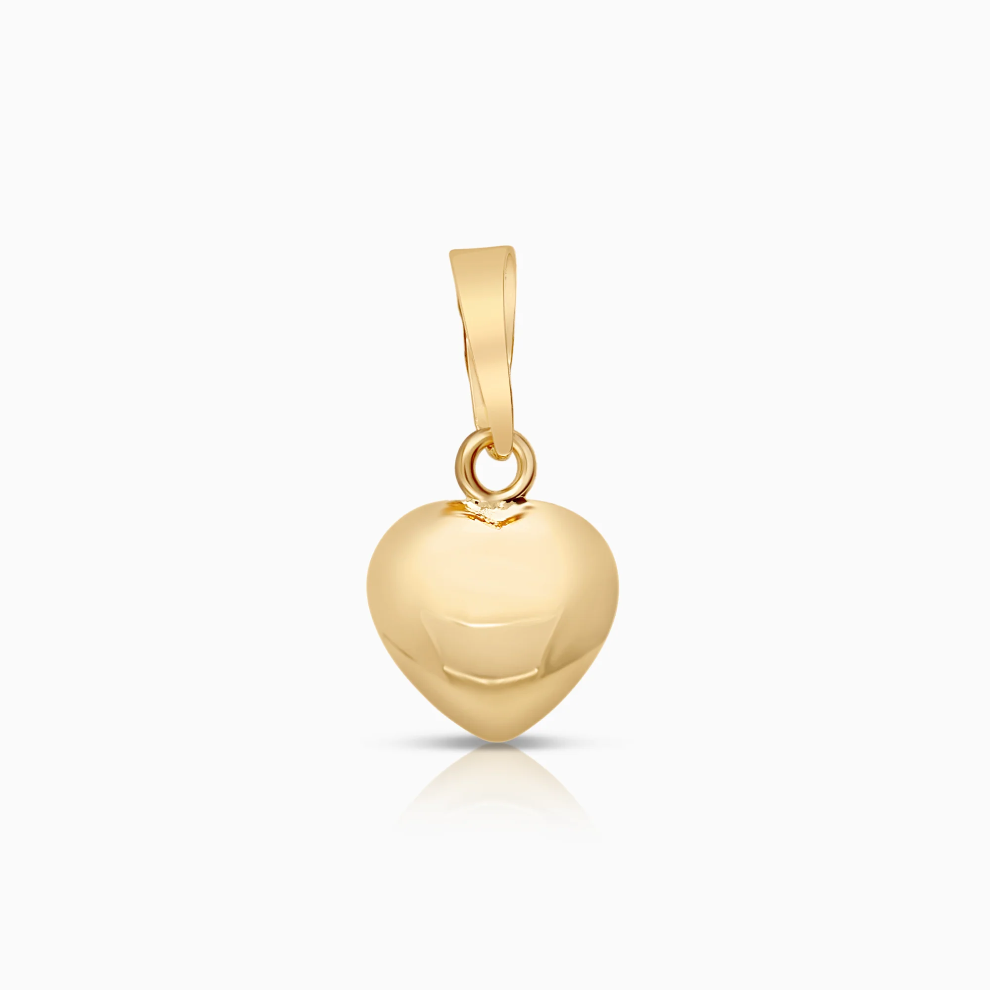 Heart pendant 0.32g 18K gold.