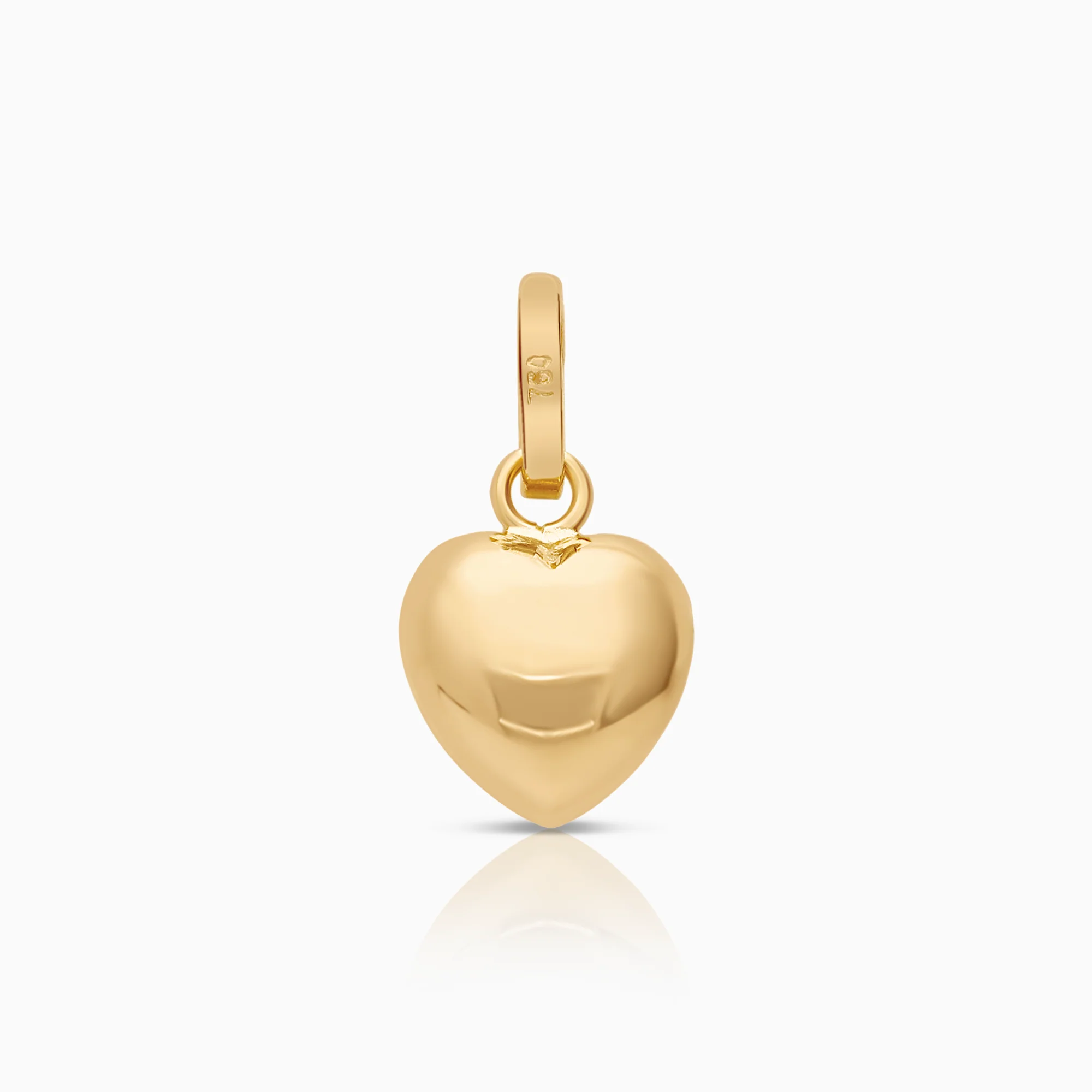 Heart pendant 0.33g 18K gold