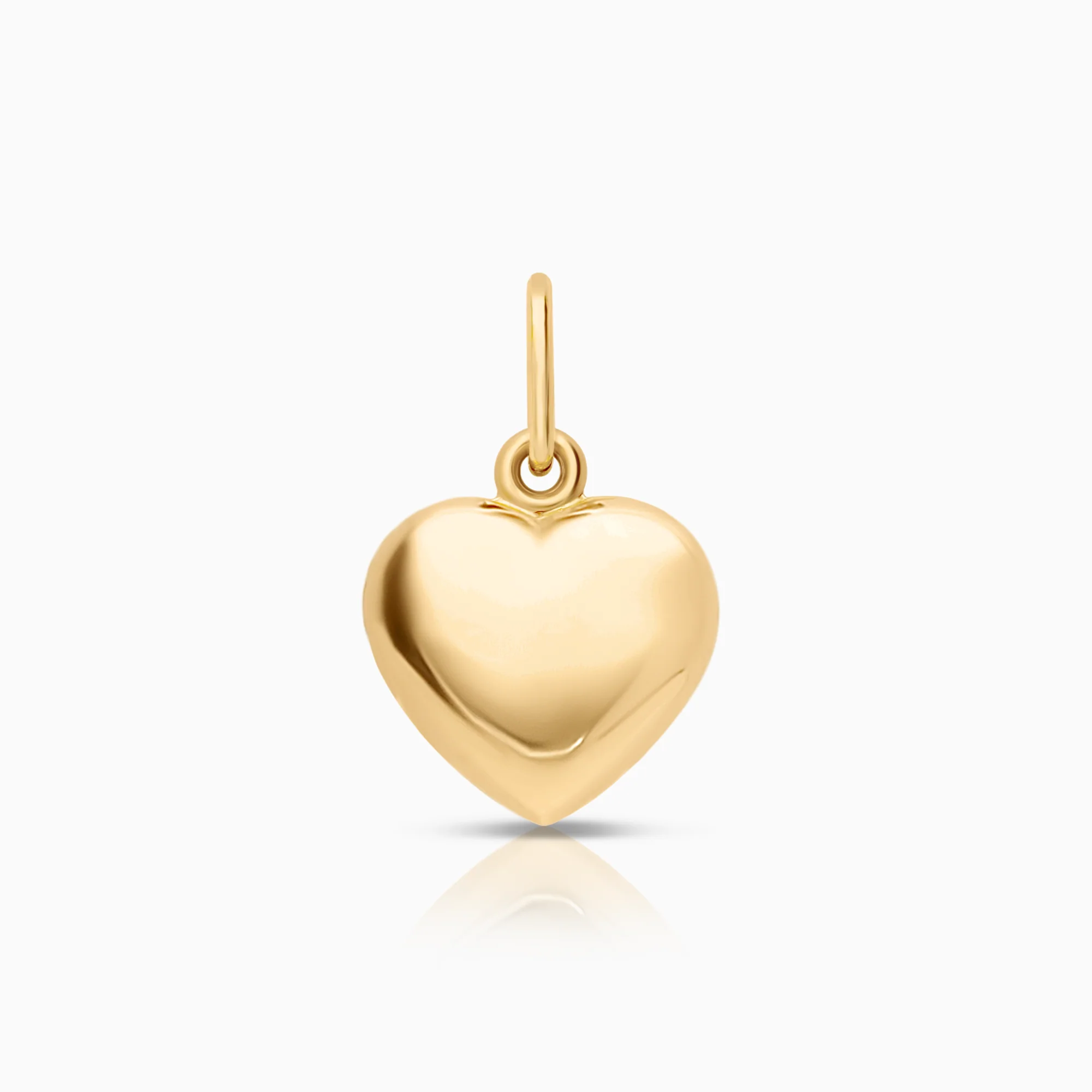 Heart pendant 0.34g 18K yellow gold