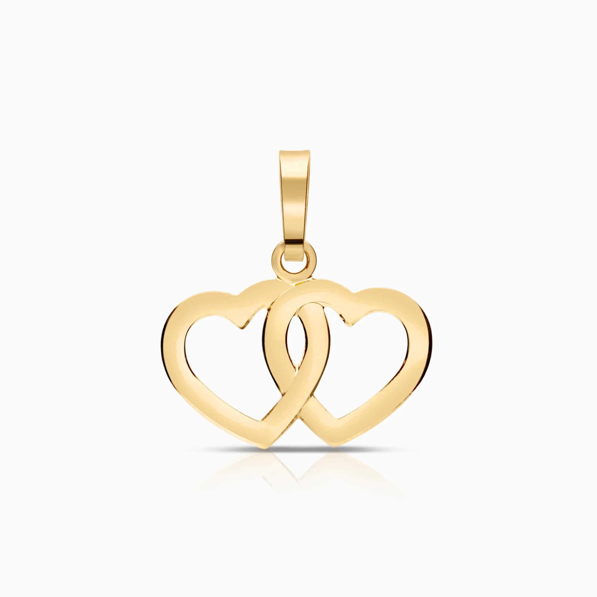 Heart pendant 0.38g 18K gold