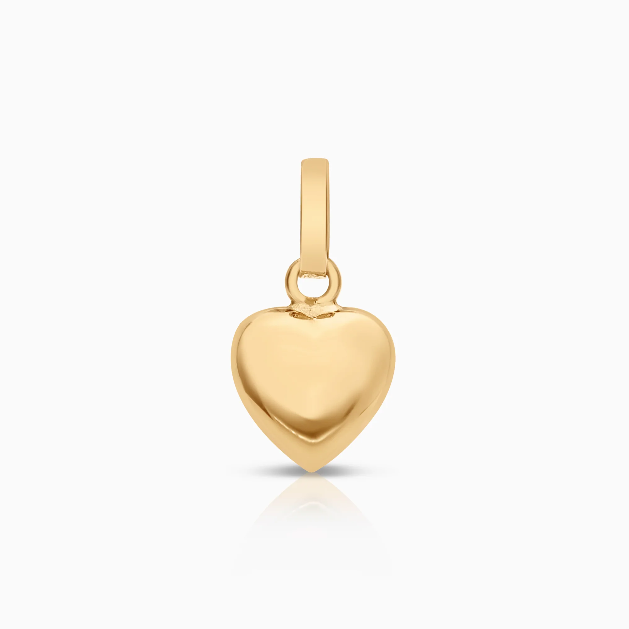 Gold heart pendant 0.49g 18K gold