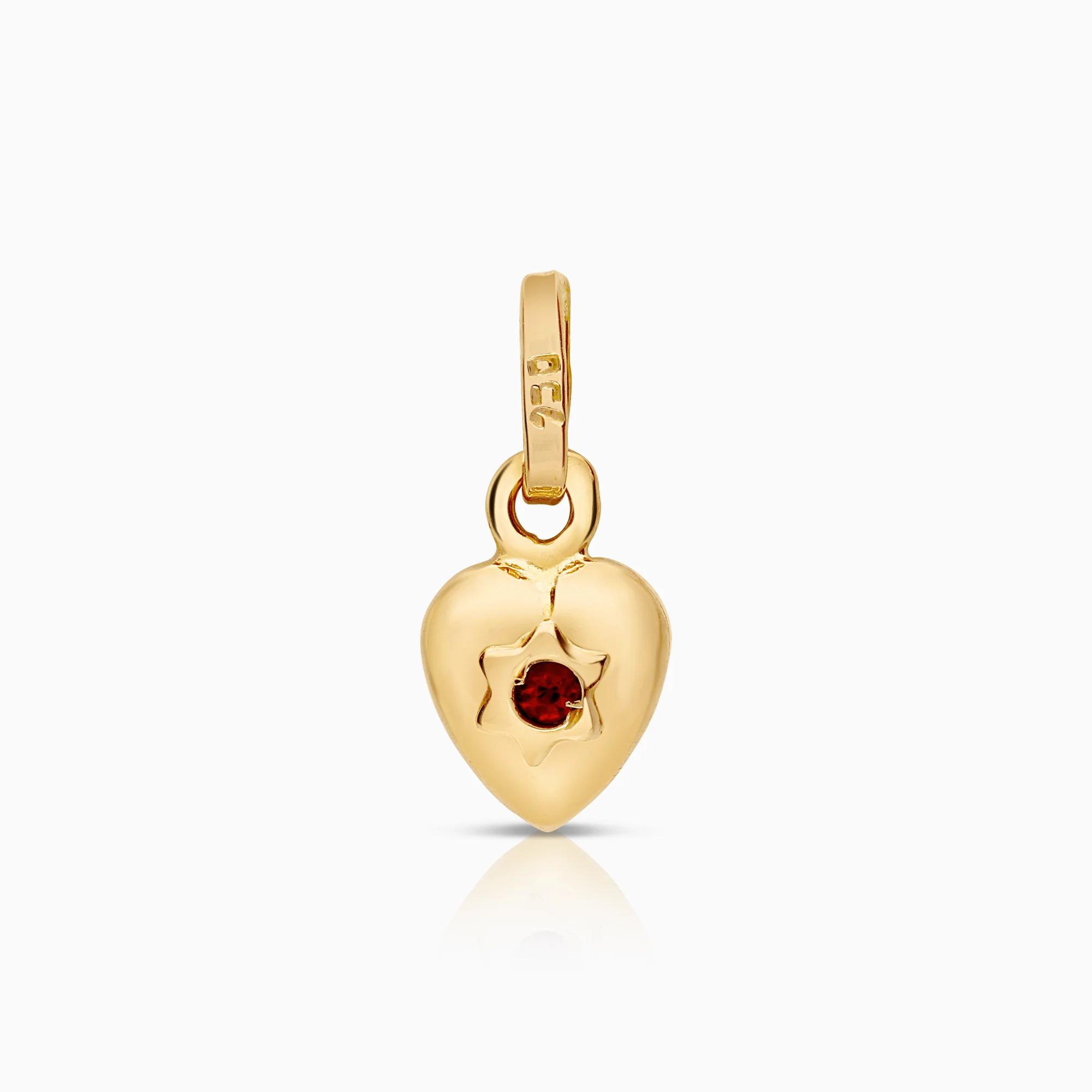 Heart pendant 0.76g 18K gold