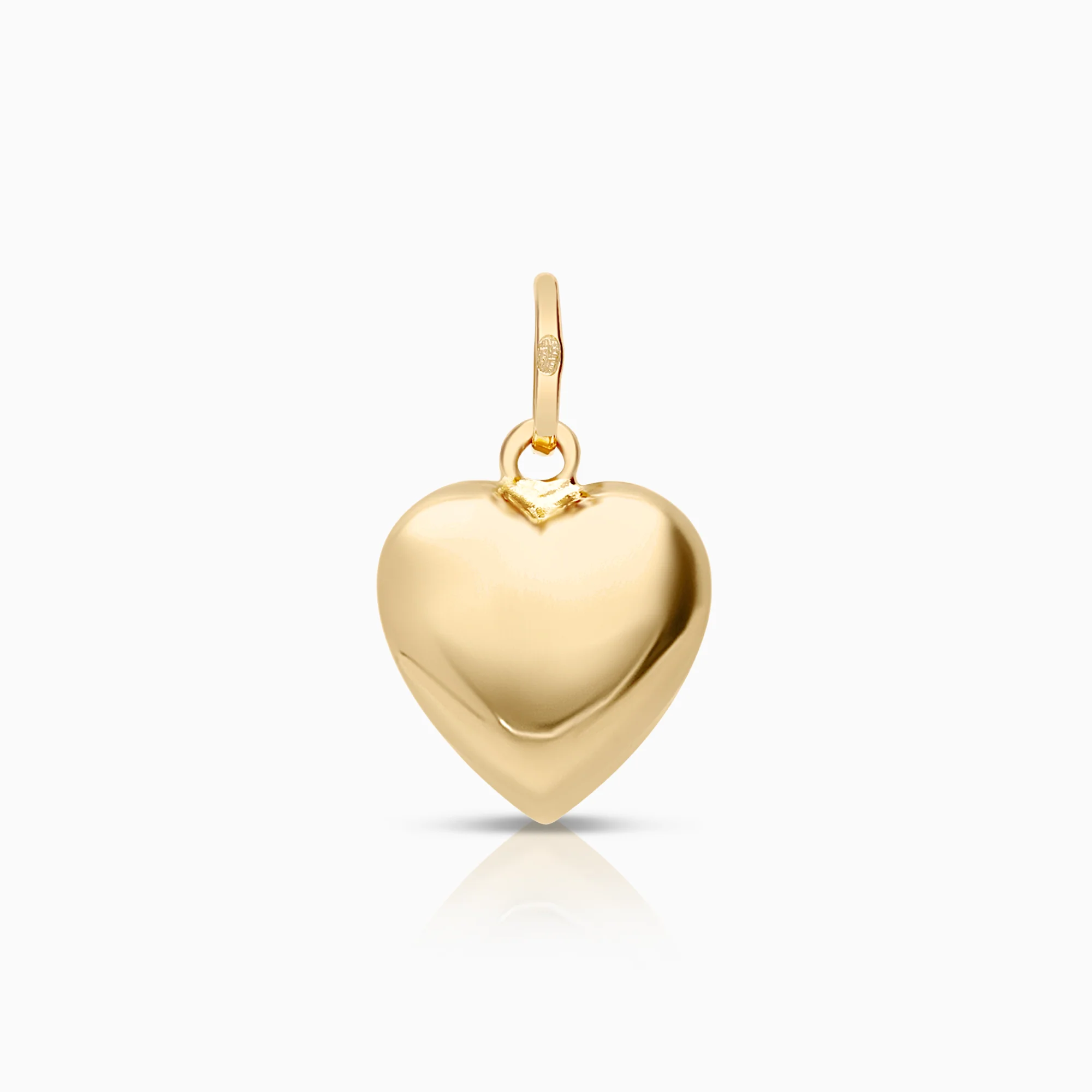 Heart pendant 0.82g 18K gold
