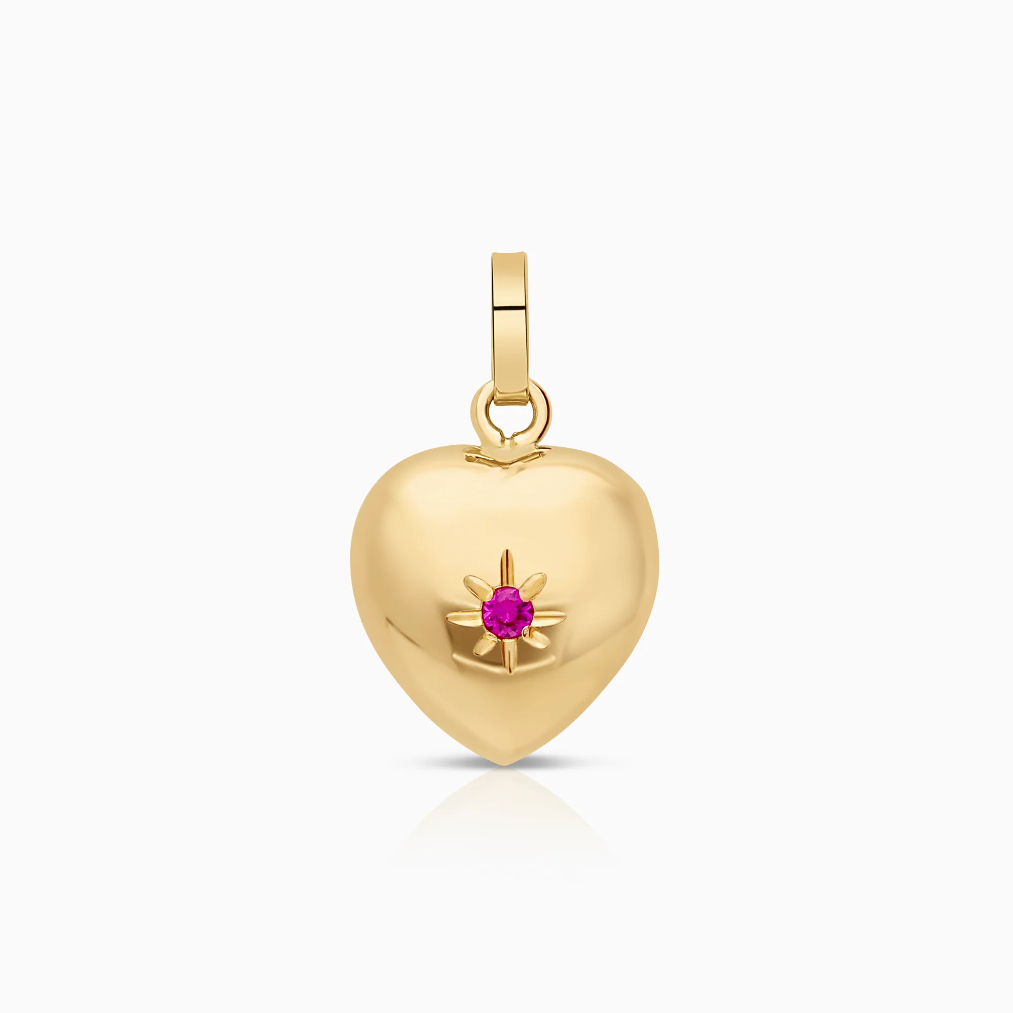 Heart pendant 0.85g 18K gold