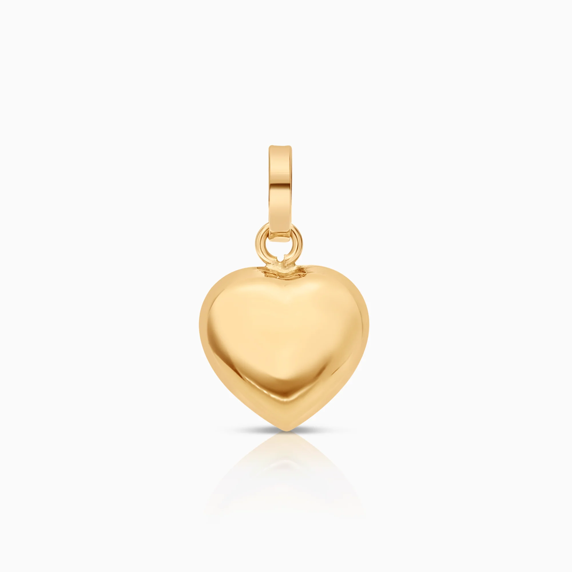 Heart pendant 0.88g 18K gold