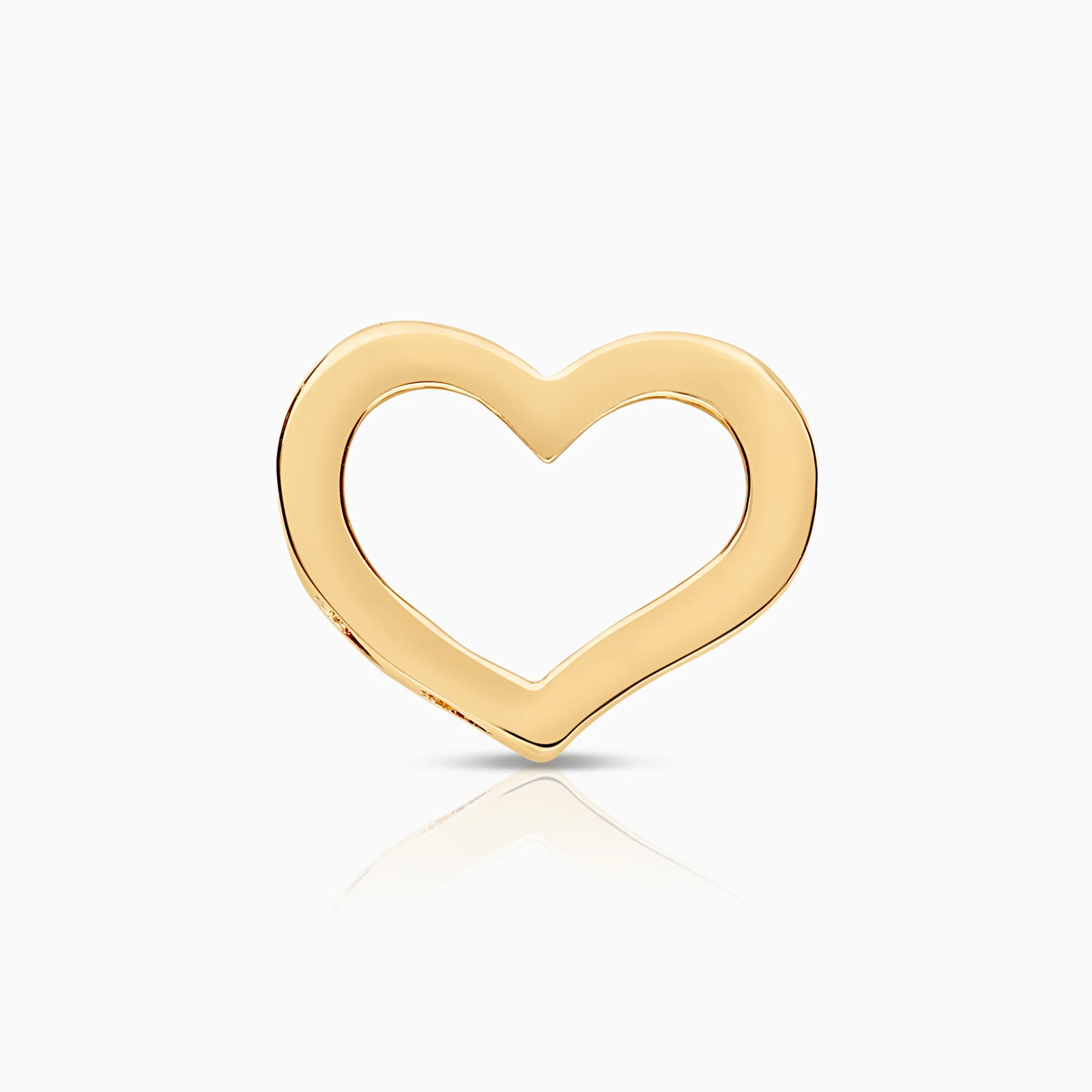 Heart pendant 1.17g 18K gold