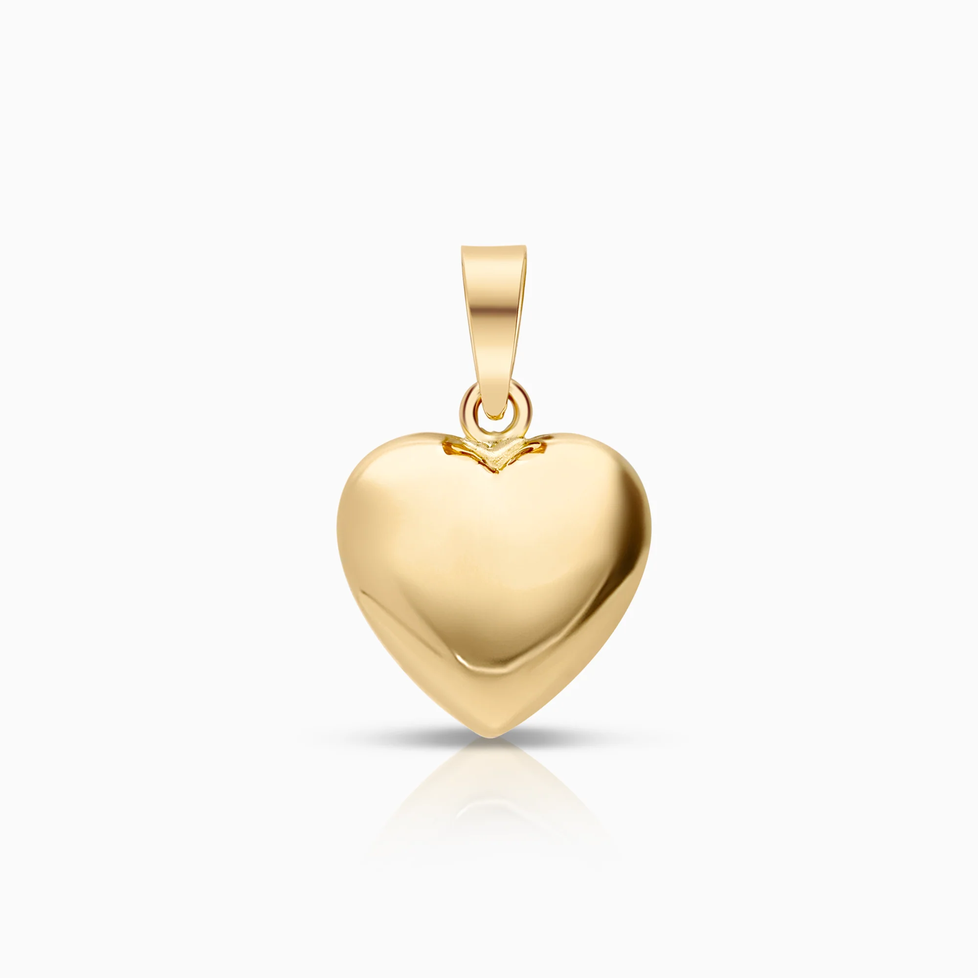 Heart pendant 1.22g 18K gold