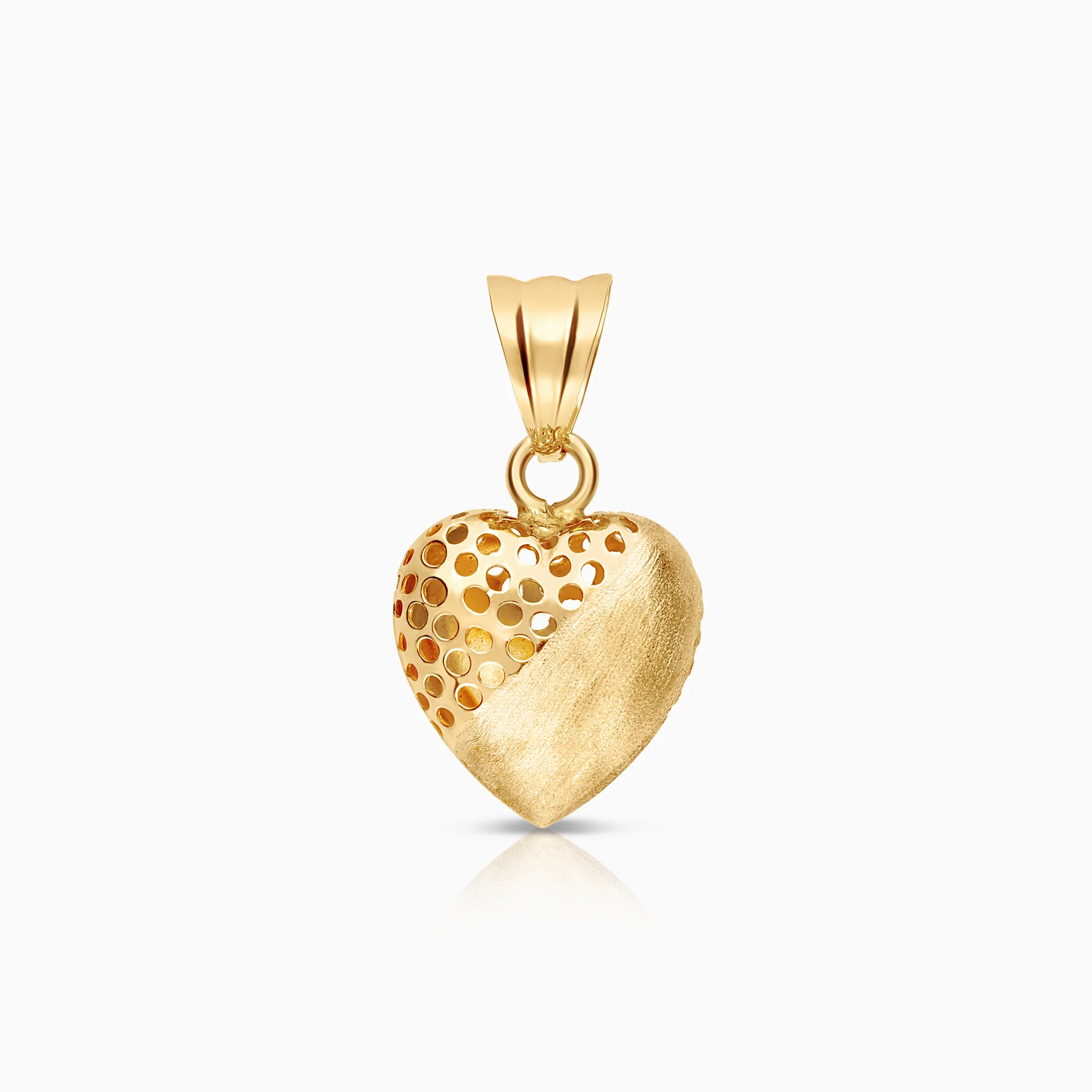 Heart pendant 1.49g 18K gold