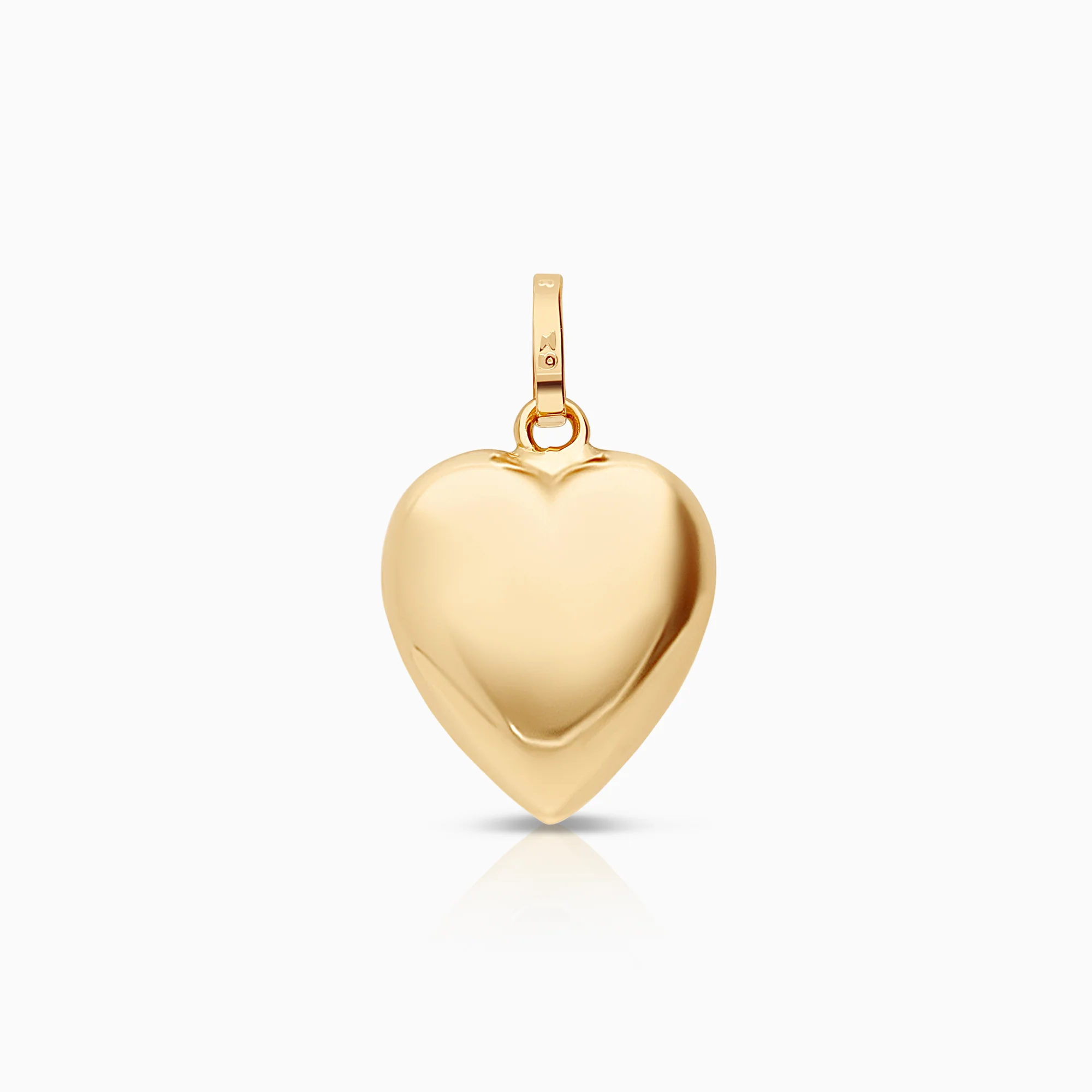 Heart pendant 1.85g 18K gold
