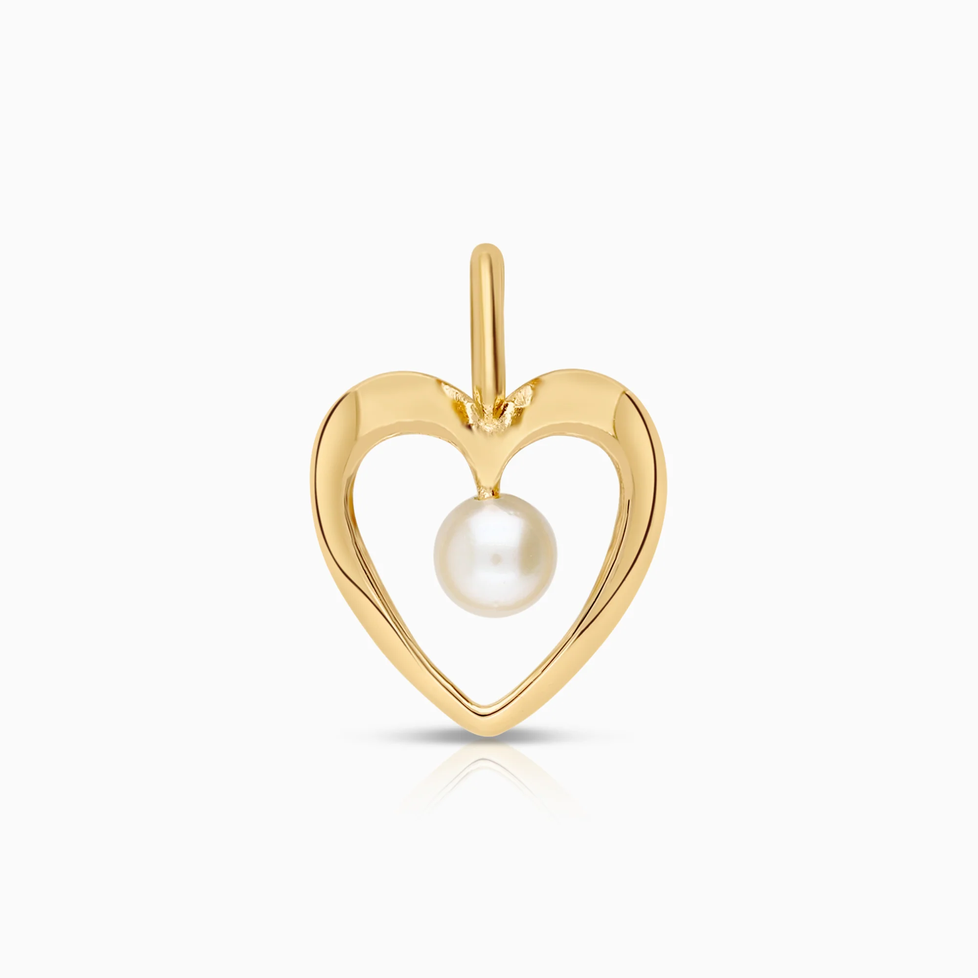 Heart pendant 0.76g 18K gold
