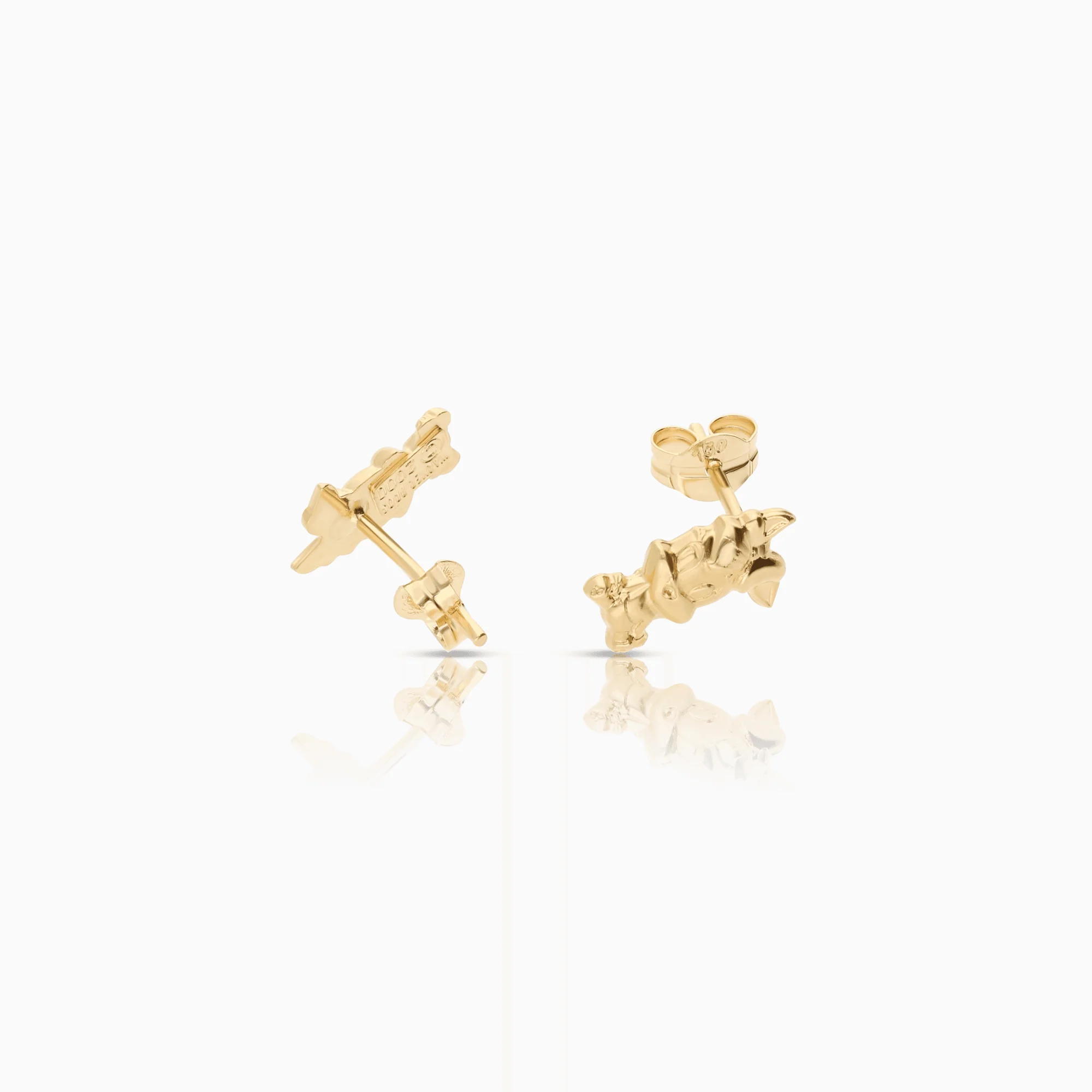 Bunny Earrings 0.78g 18K Gold - Image 2