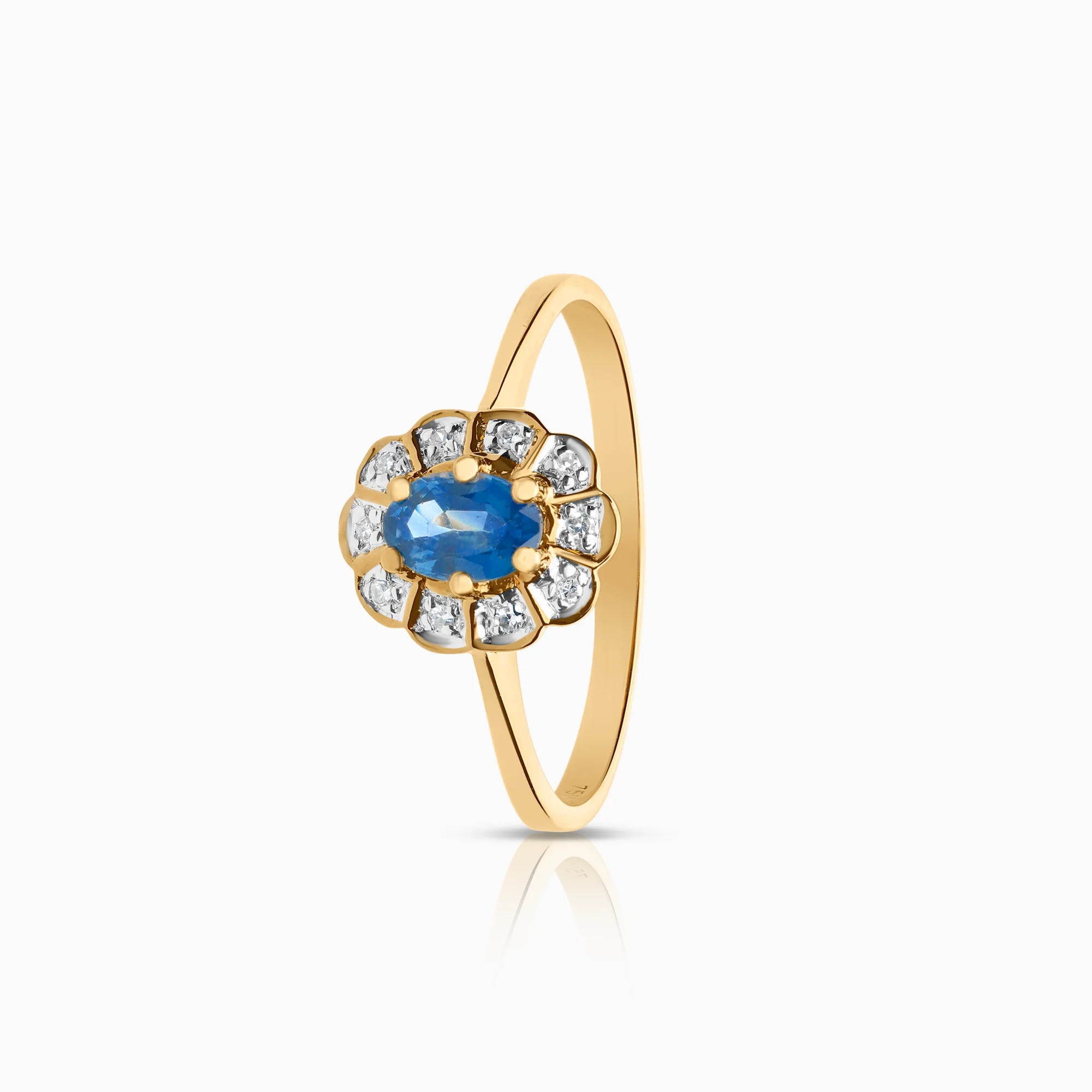 Carmosé ring 0.05ct 18K gold