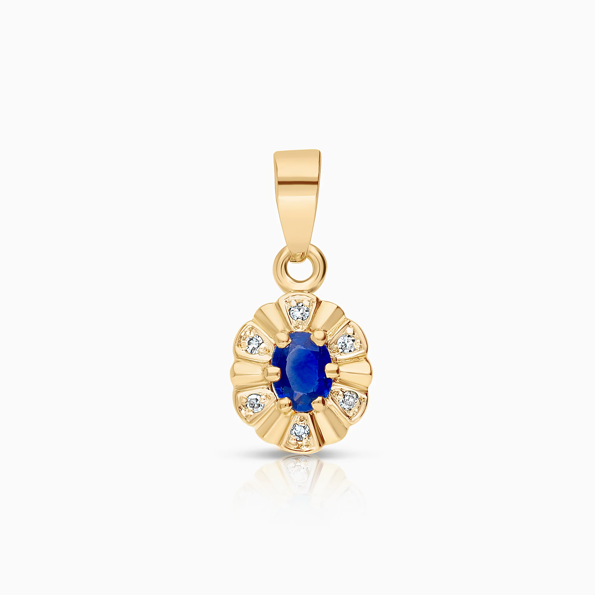 Carmosé pendant 0.03ct 18K gold
