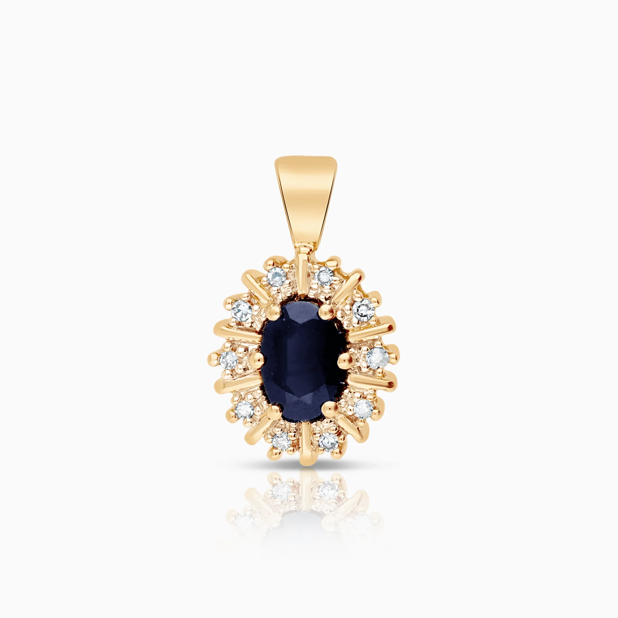 Carmosé pendant 0.05ct 18K gold