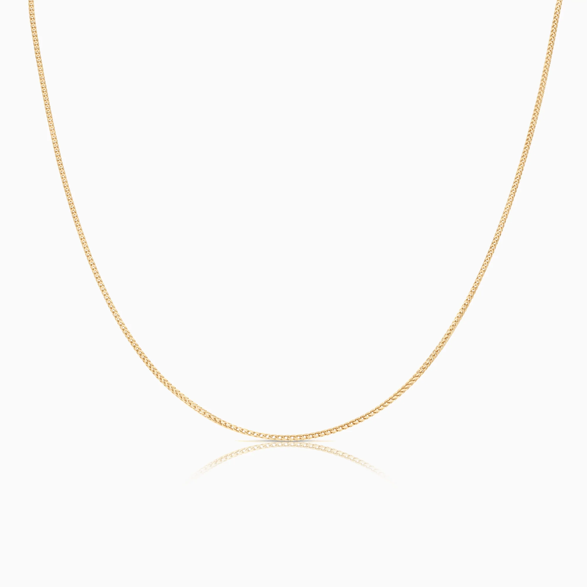 Fox tail chain 42.5cm 18K gold