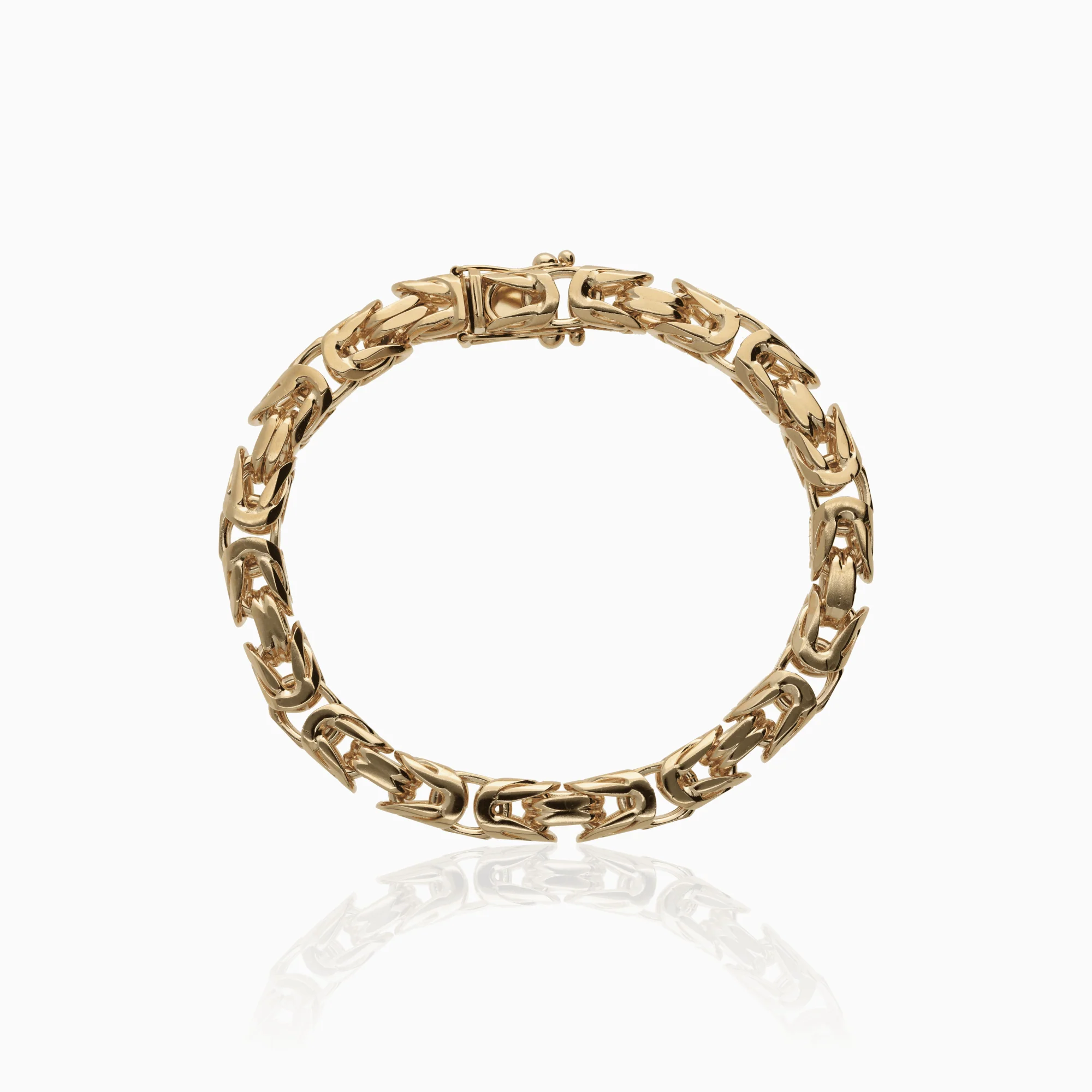 Byzantine bracelet 84.53g 18K gold