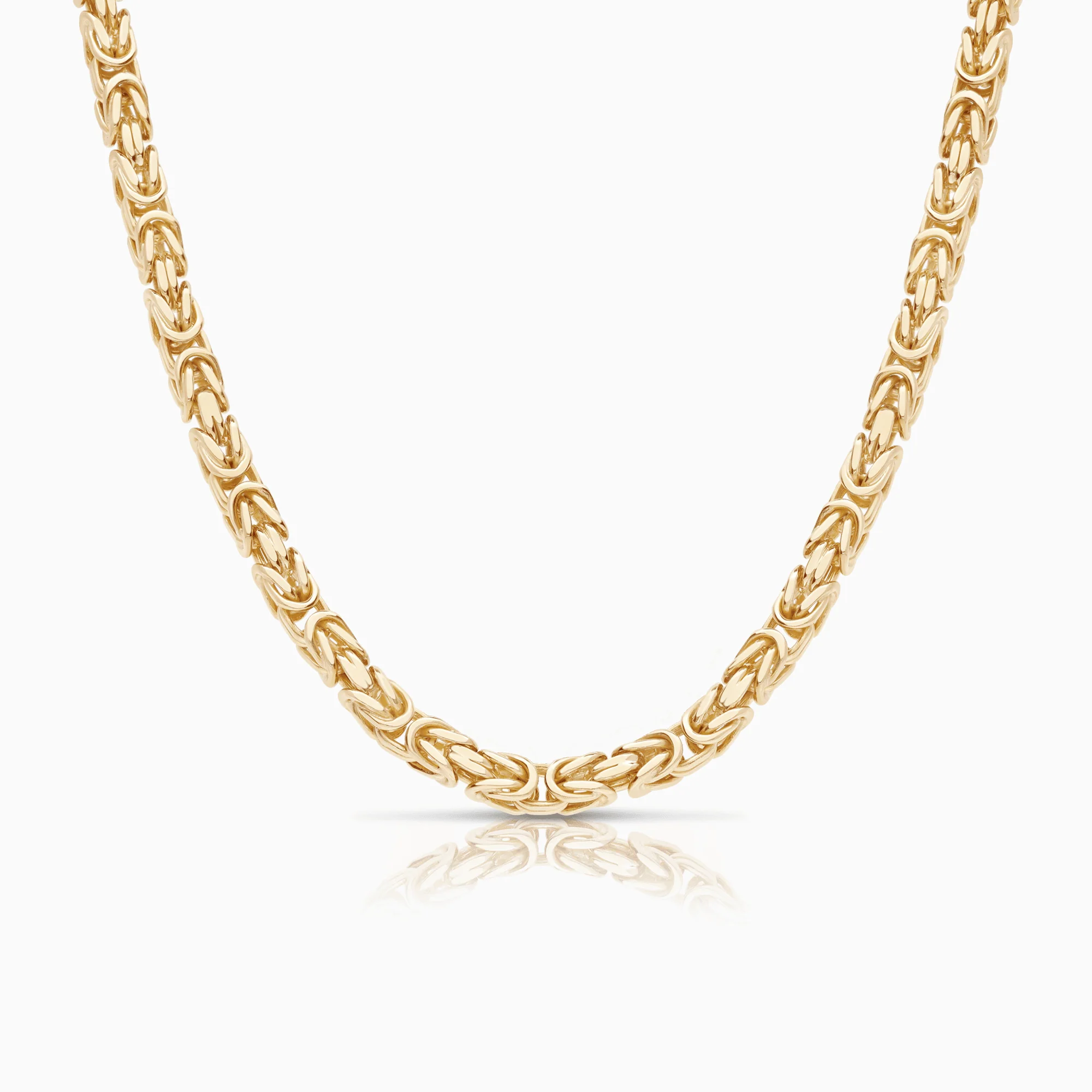Byzantine chain 100.98g 18K gold