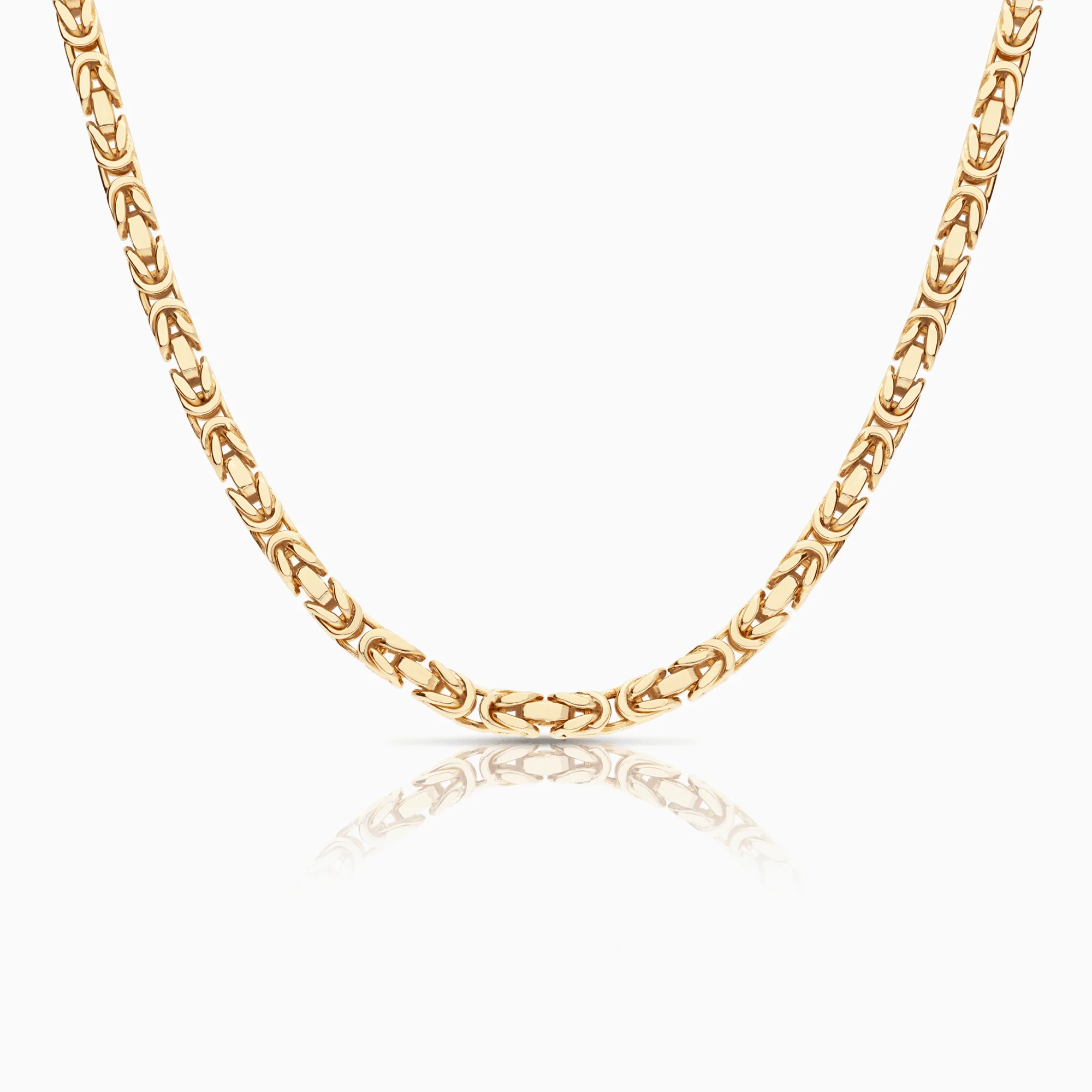 Byzantine Link 45.10g 14K Gold