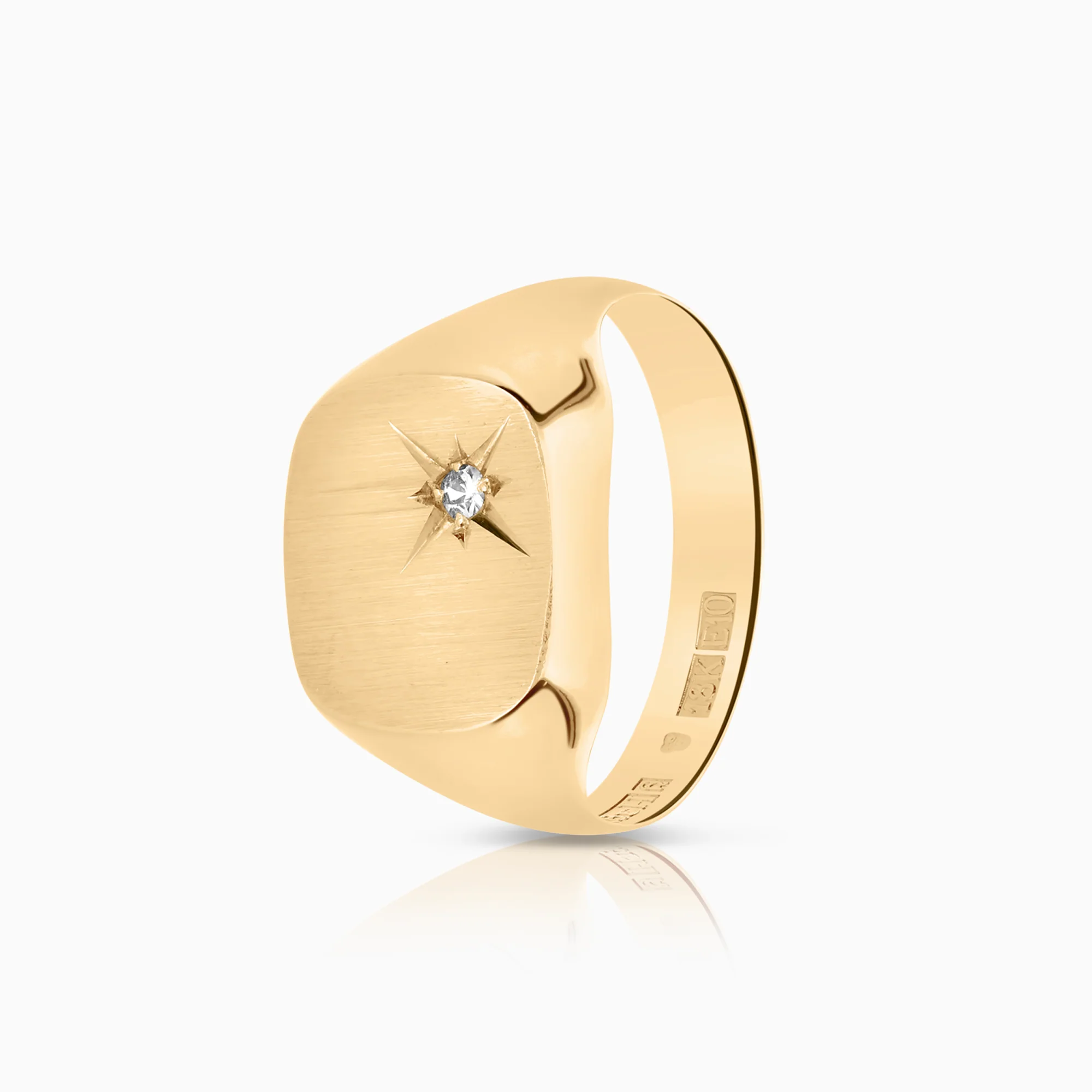Signet ring 4.29g 18K gold