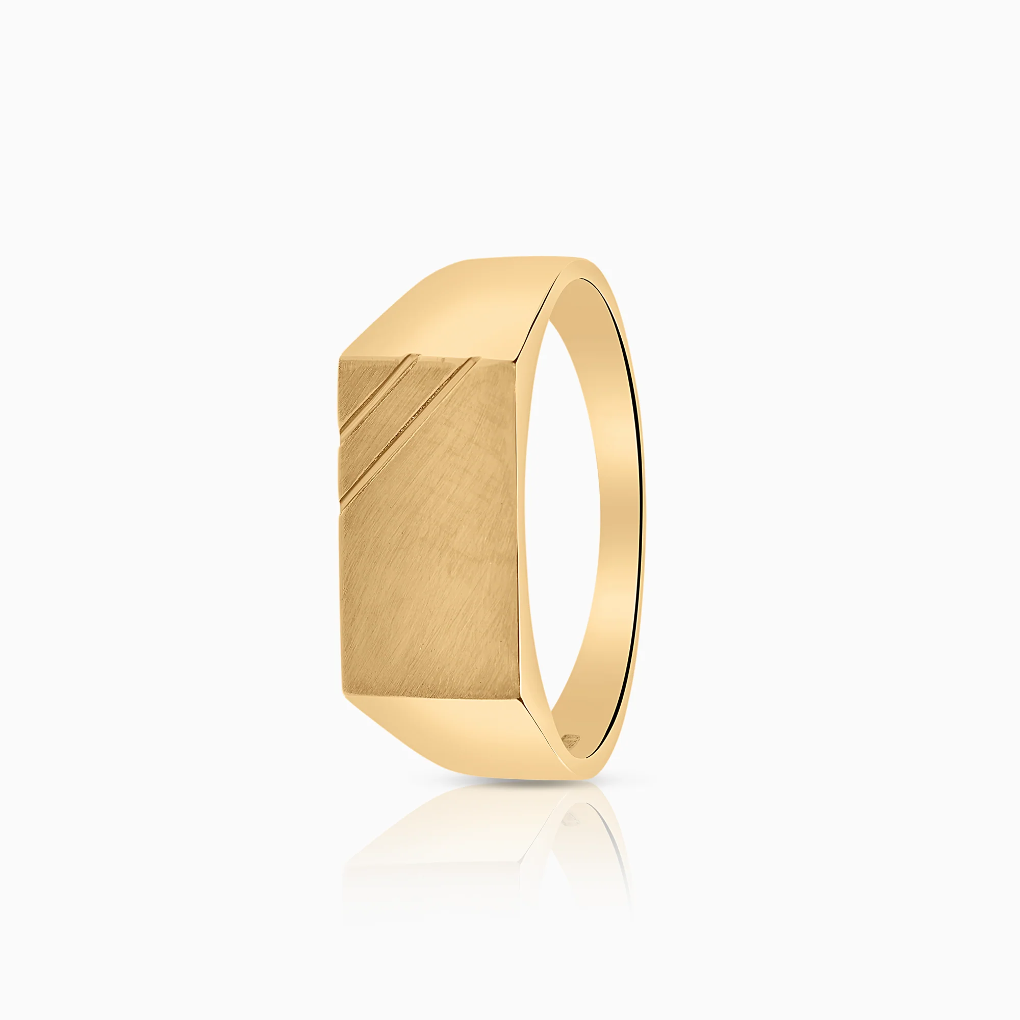 Signet ring 4.68g 18K gold