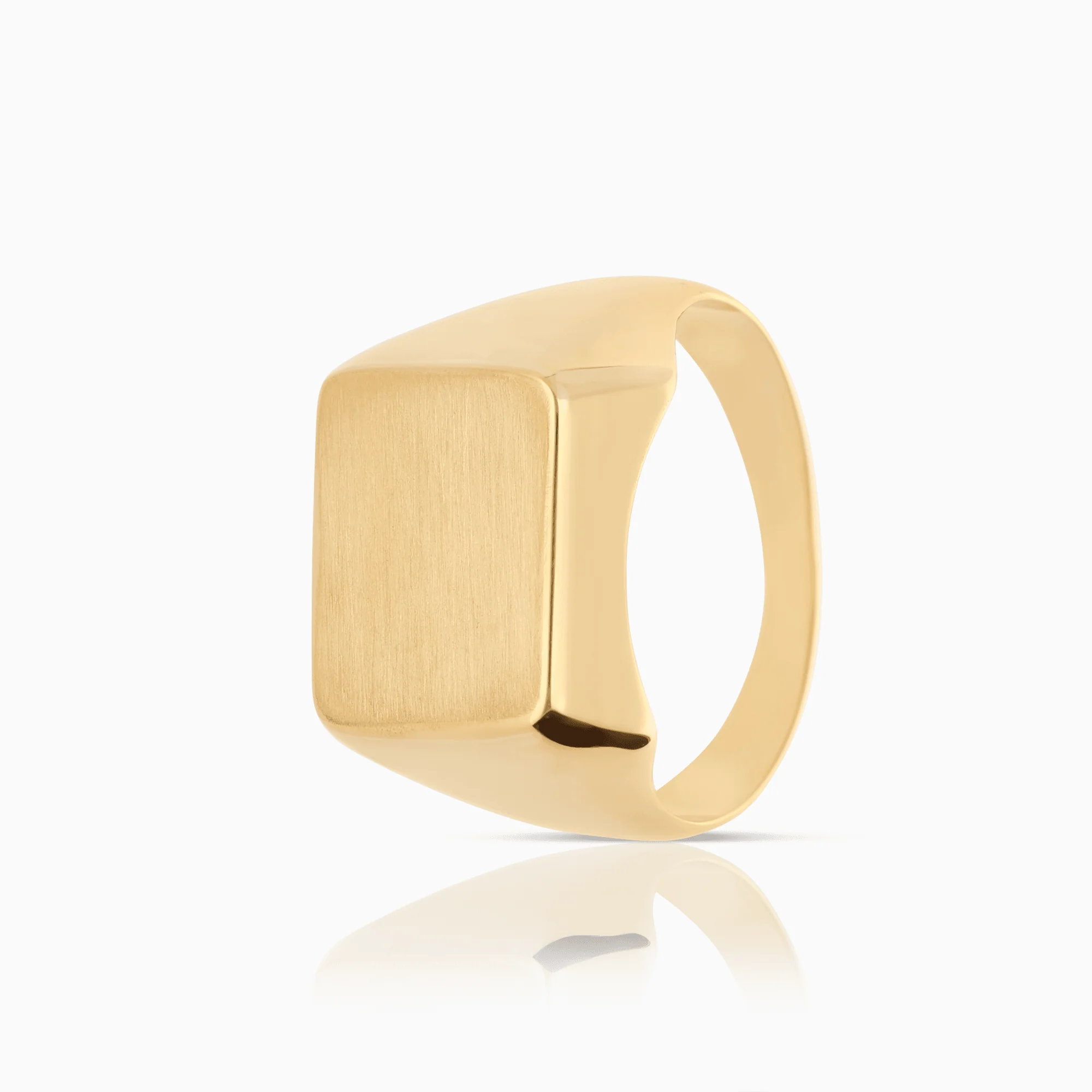 Signet ring 5.25g 18K gold