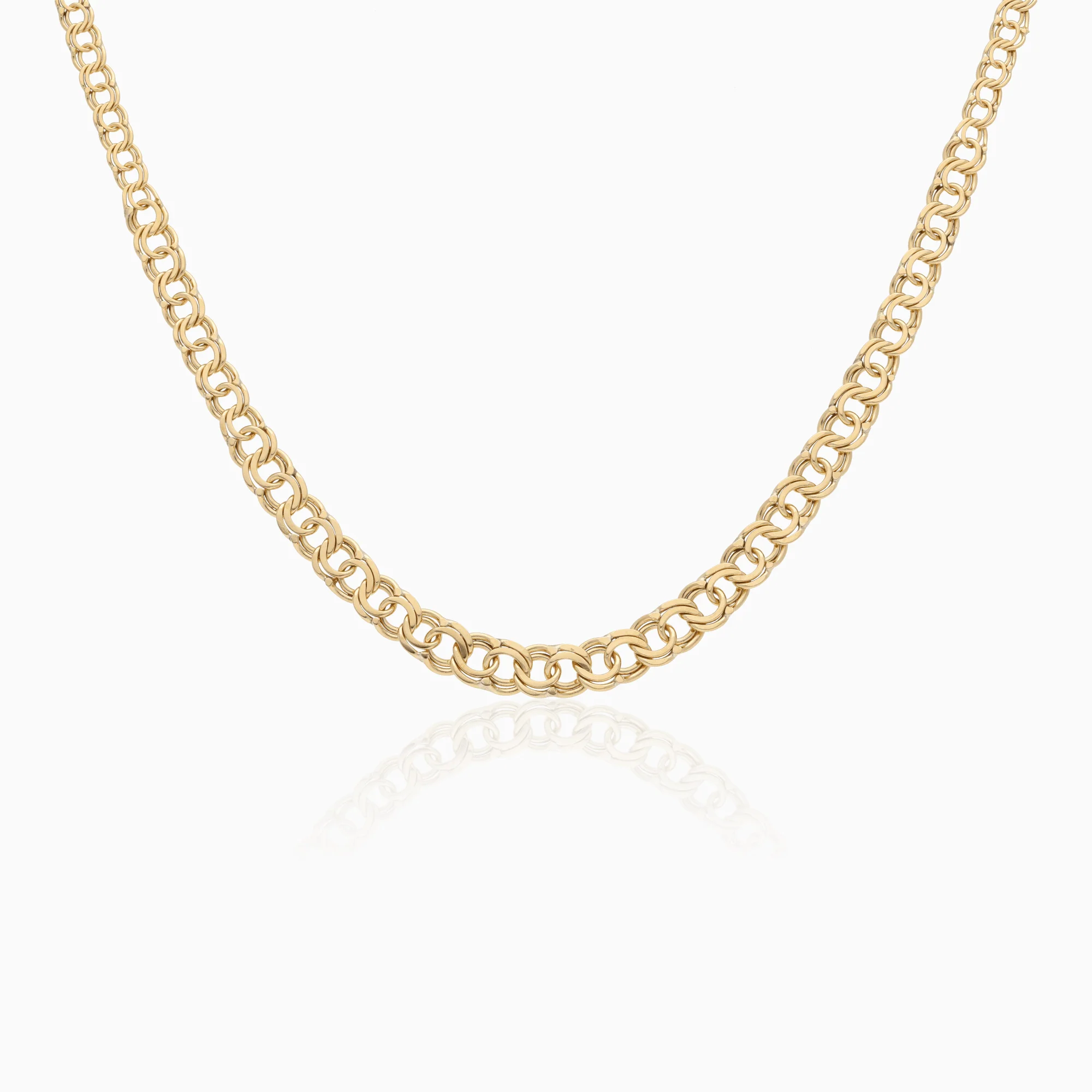 Classic Bismarck necklace 12.25g 18K gold