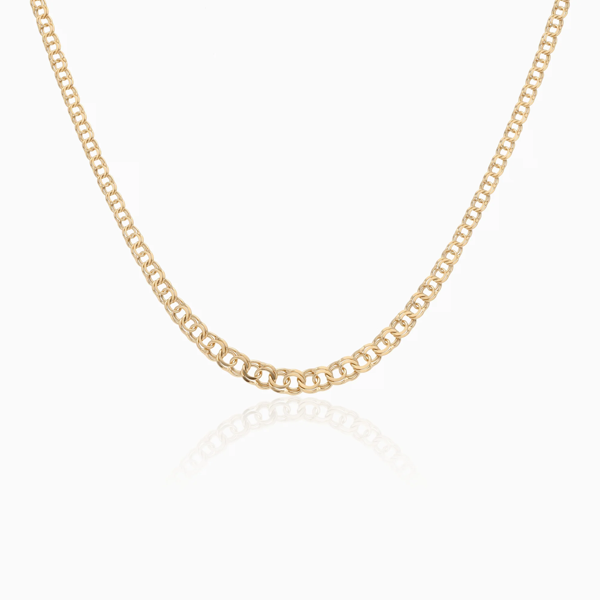 Classic Bismarck necklace 8.1g 18K gold