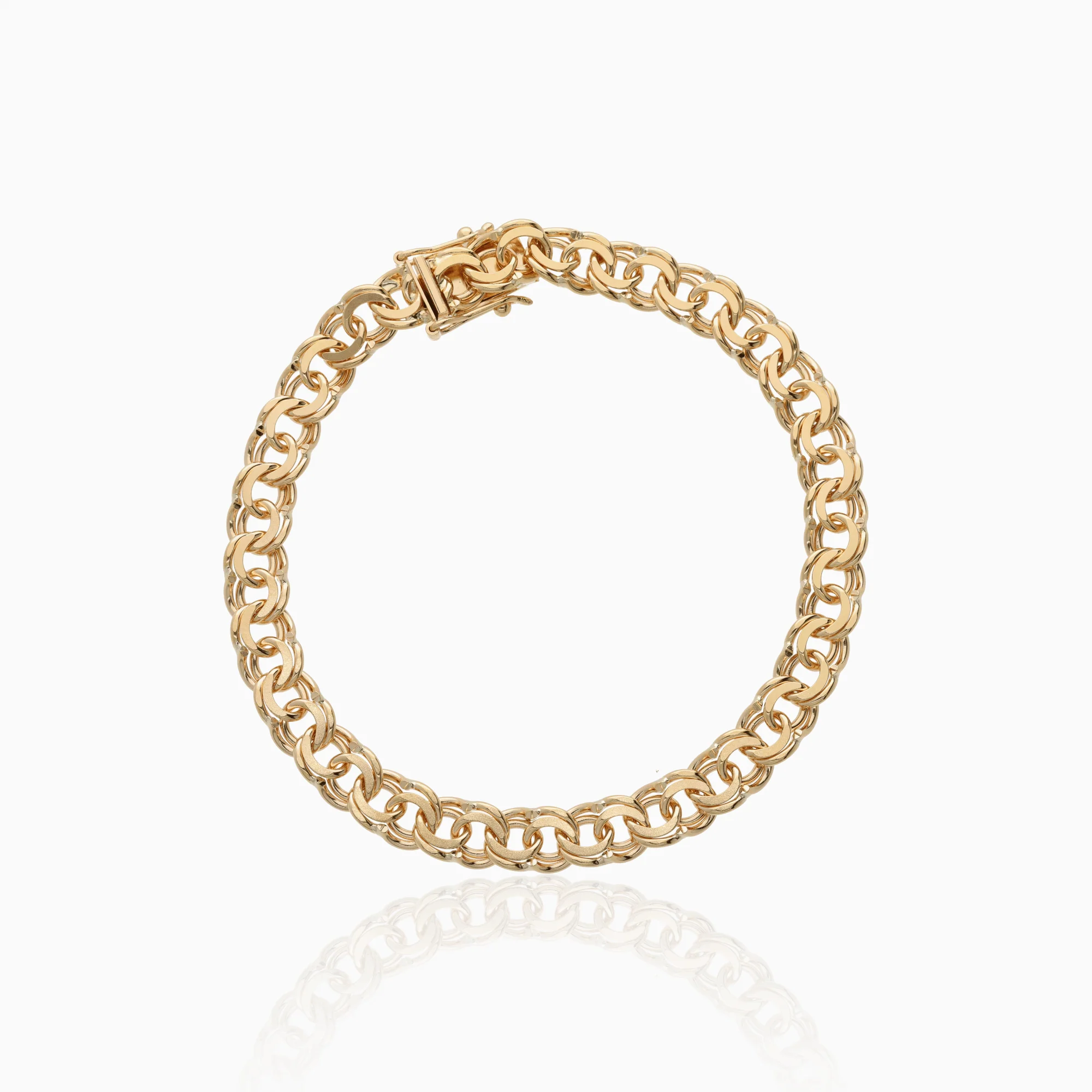 Classic Bismarck bracelet 15.19g 18K gold