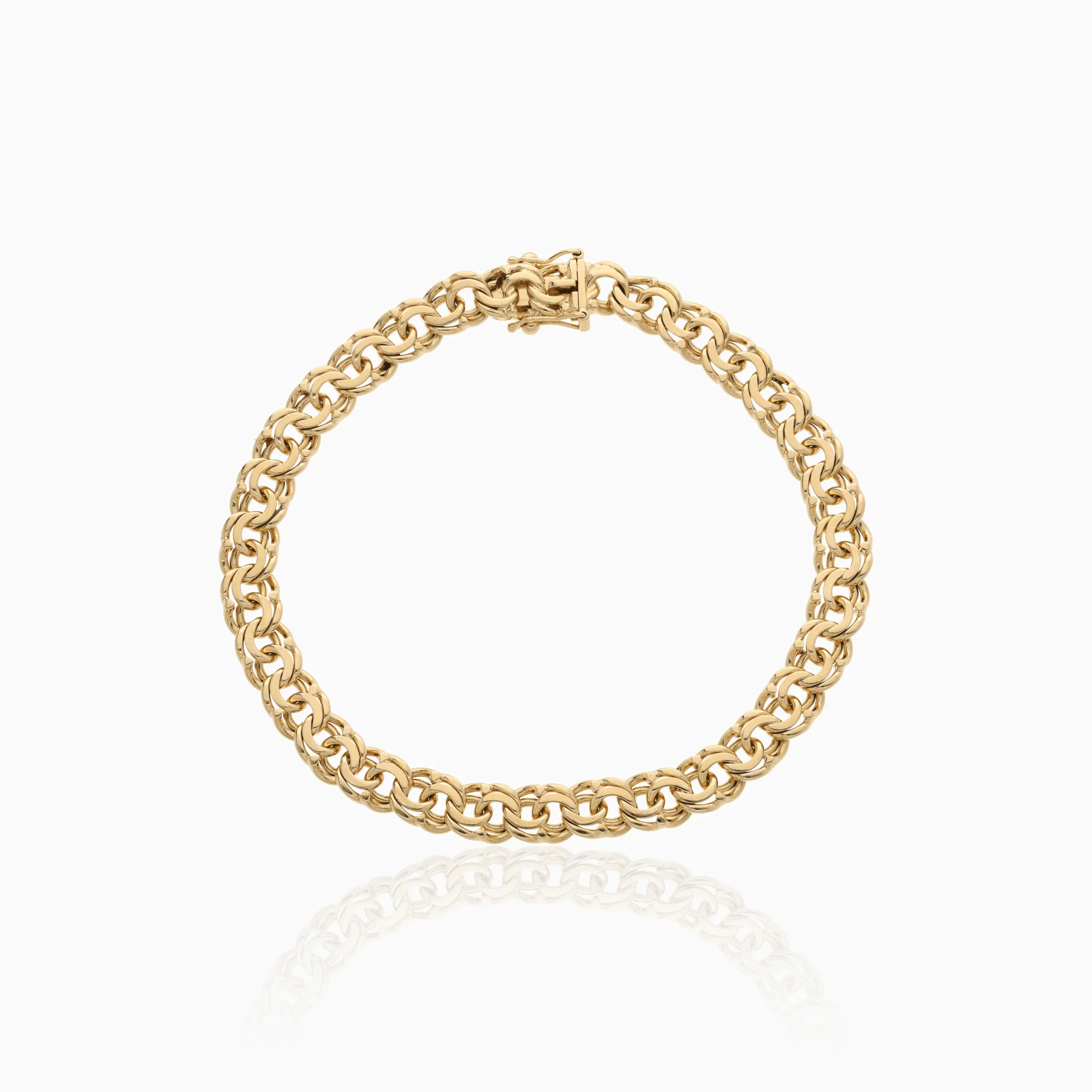 Classic Bismarck bracelet 18.0g 18K gold