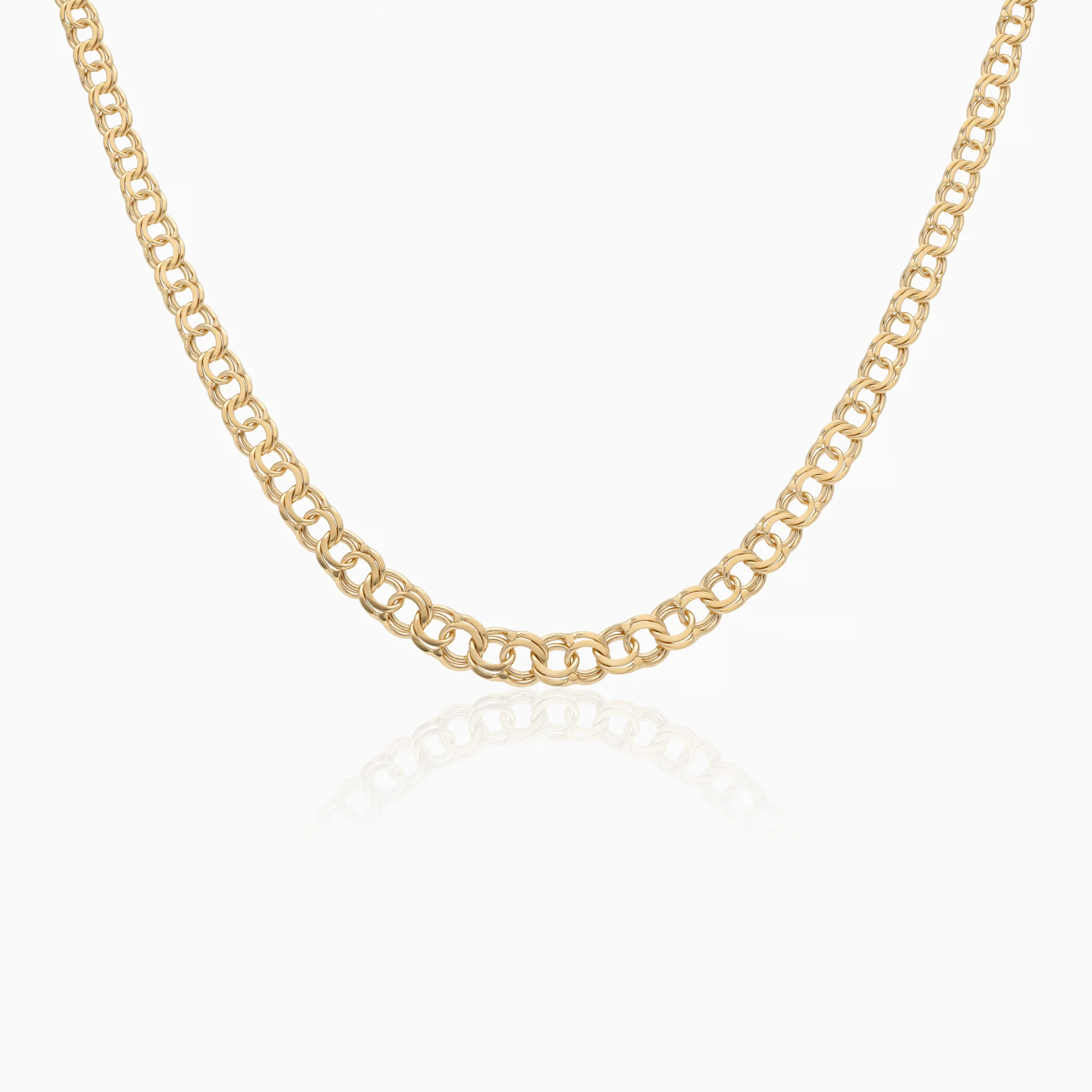 Classic Bismarck necklace 14.2g 18K gold