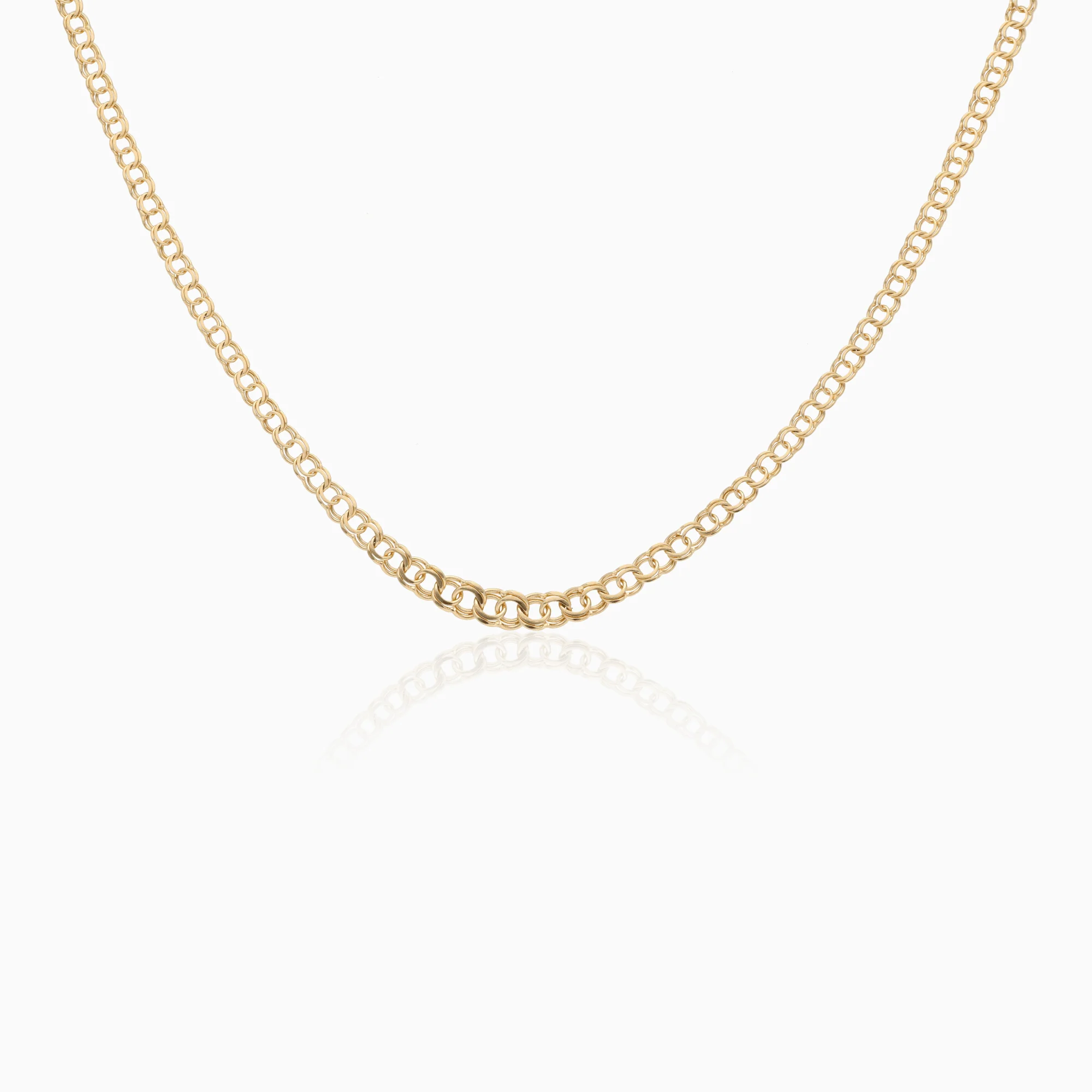 Classic bismarck necklace 5.35g 18K gold