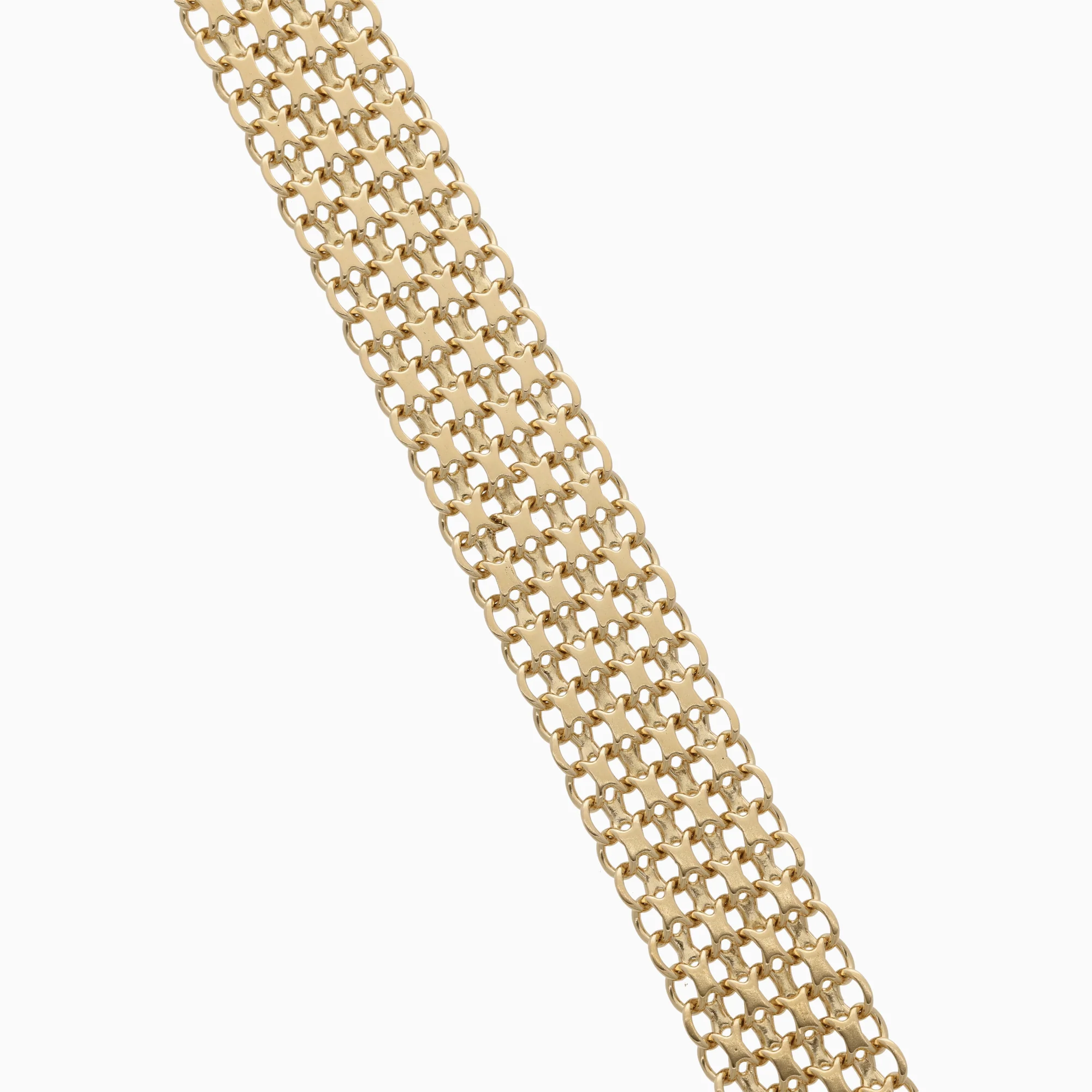 Classic X-link bracelet 26.35g 18K gold