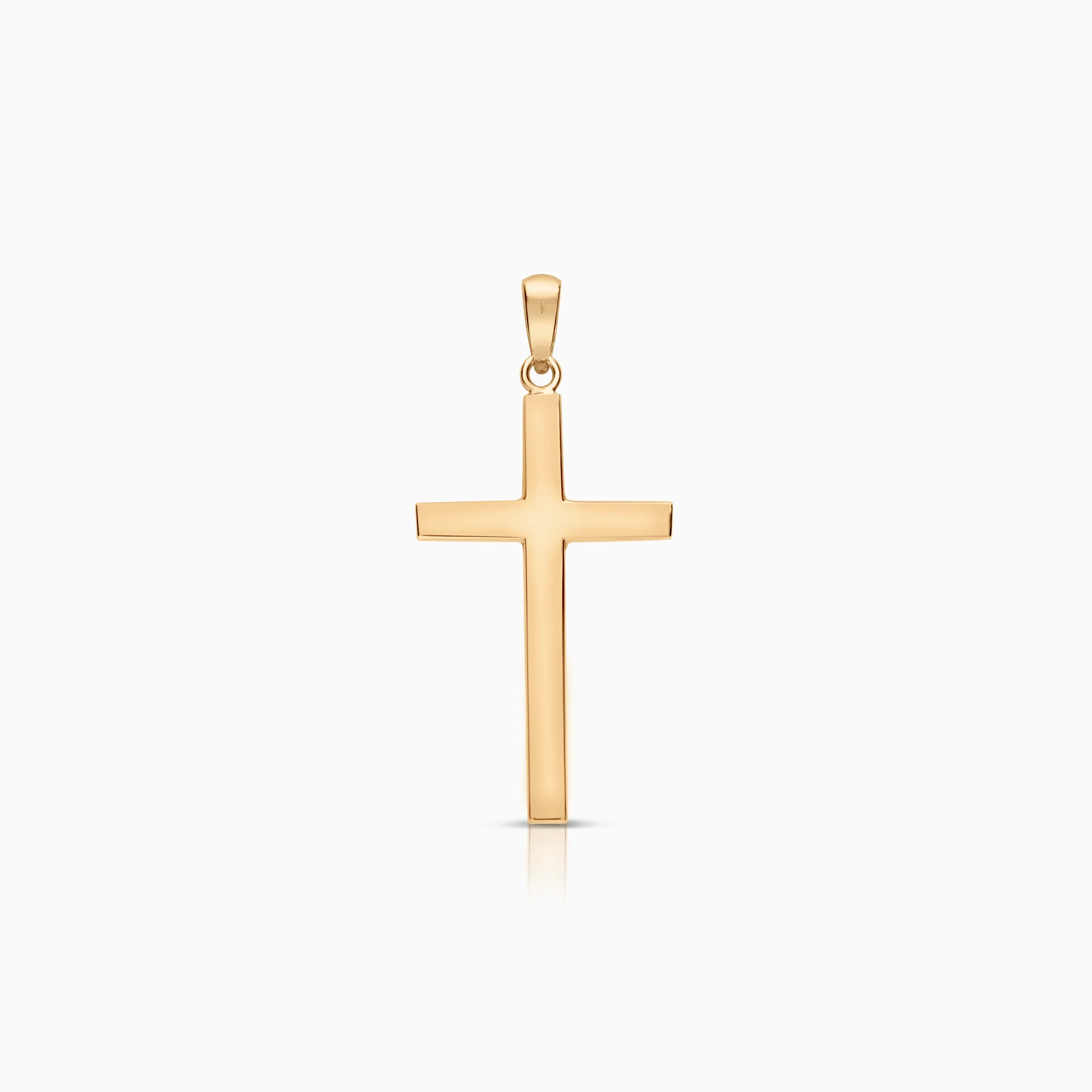Pendant with cross 0.74g 18K gold.