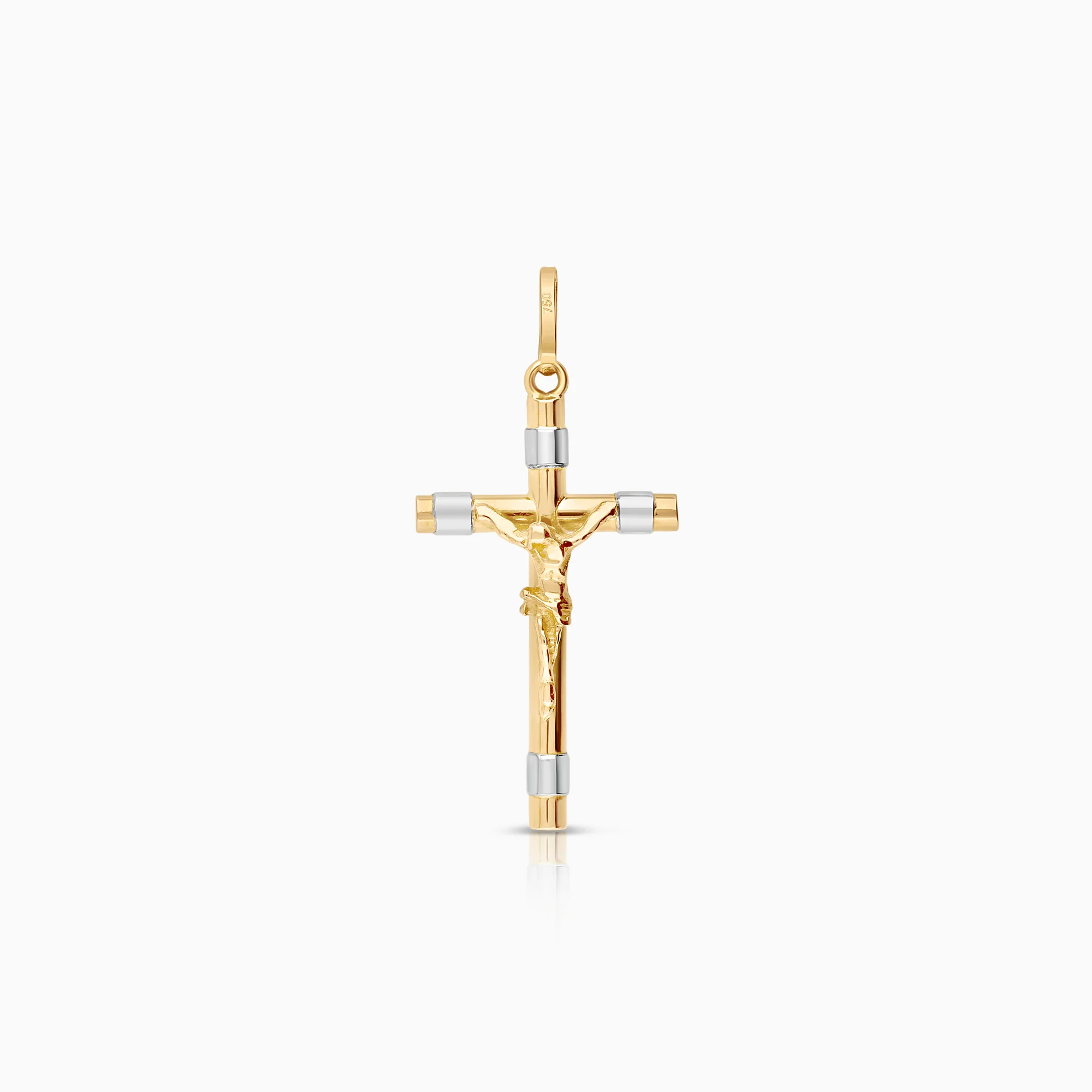 Pendant with cross 0.81g 18K gold