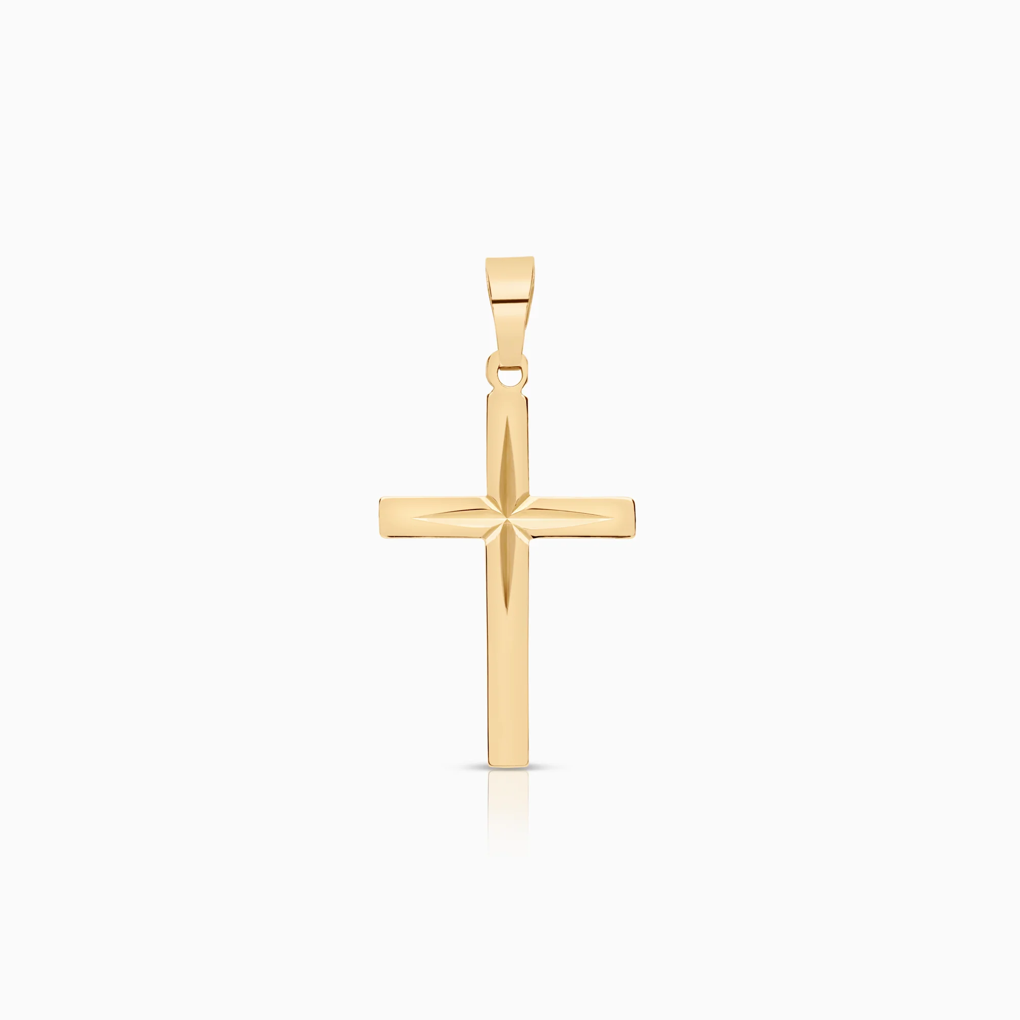 Pendant cross 0.98g 18K gold