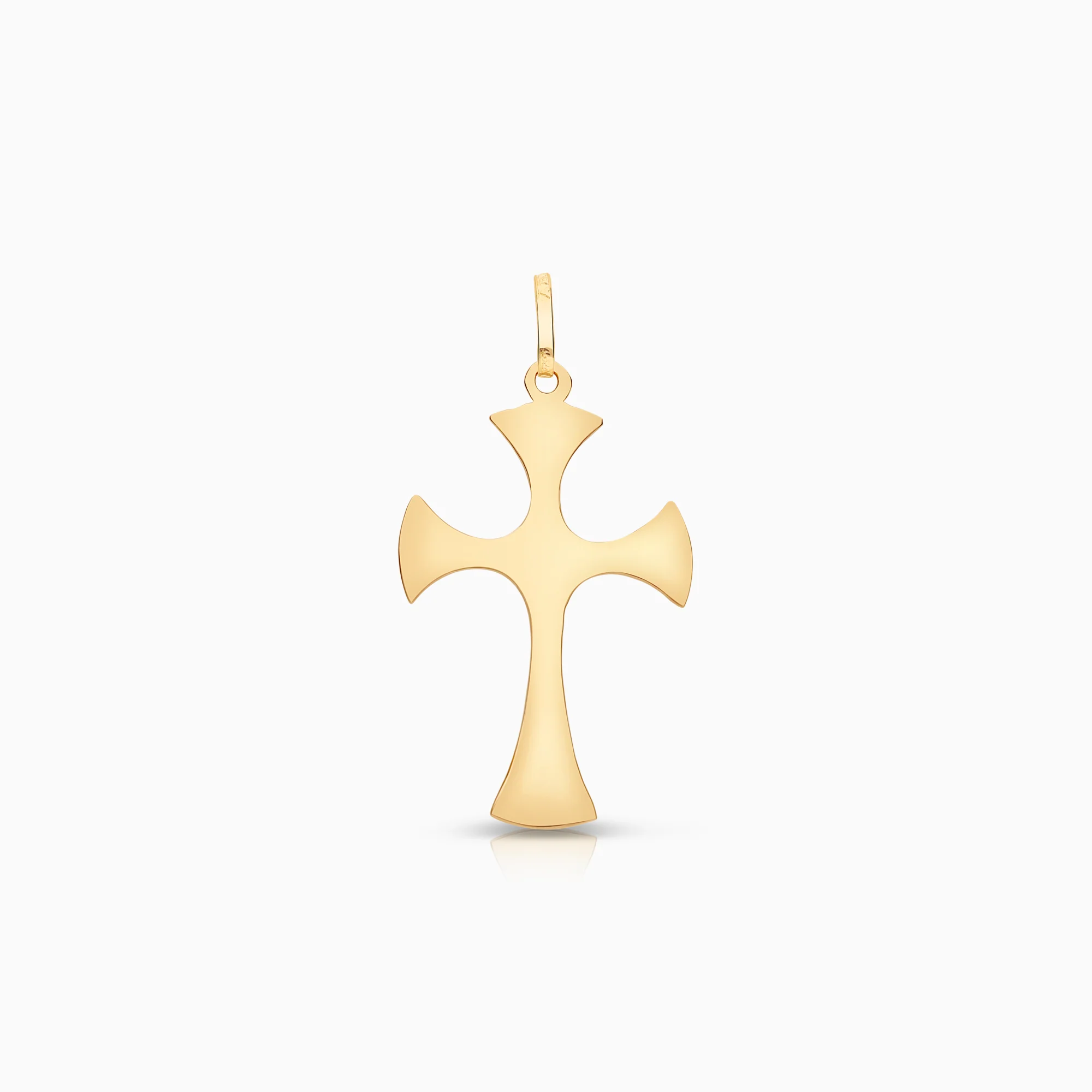 Cross pendant 1.01g 18K gold