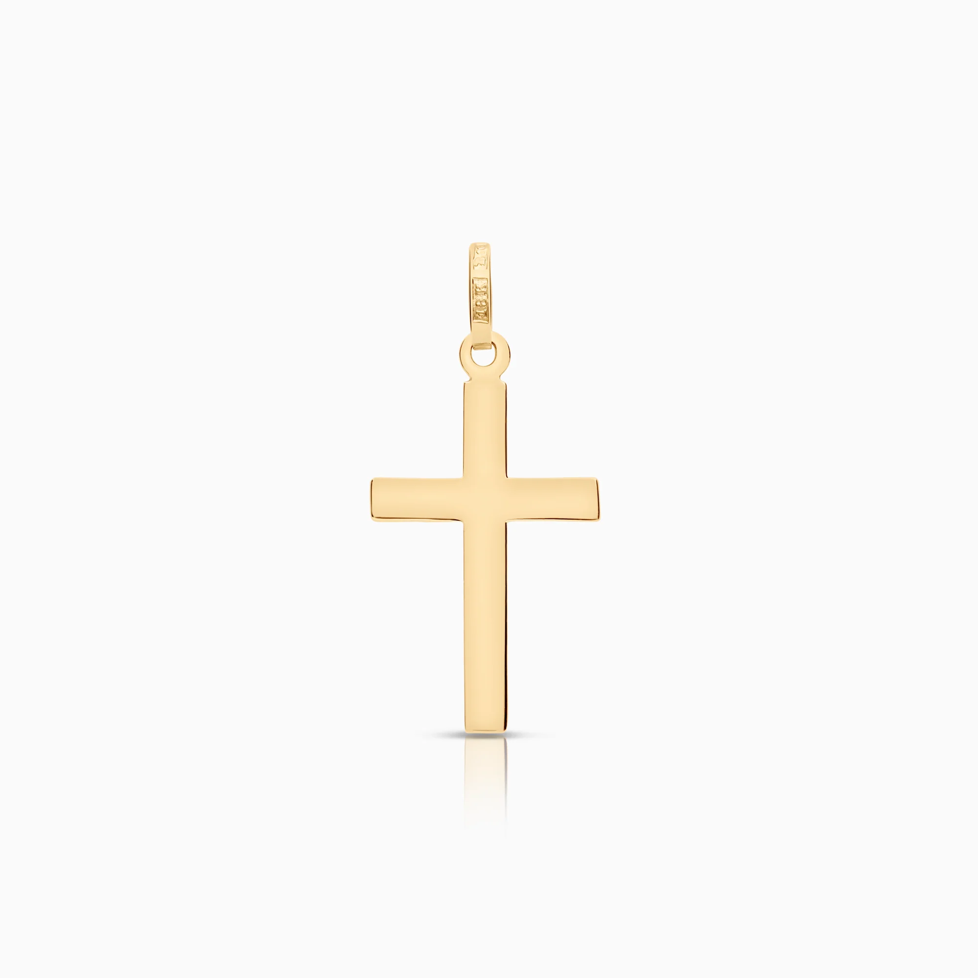Pendant with cross 0.58g 18K gold