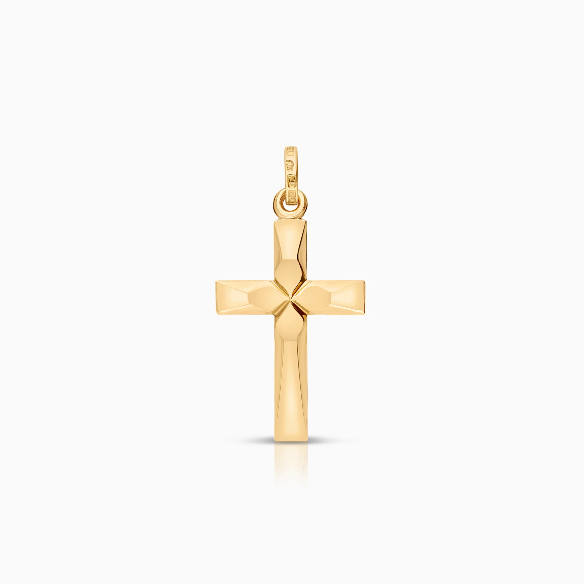Pendant with cross 0.67g 18K gold