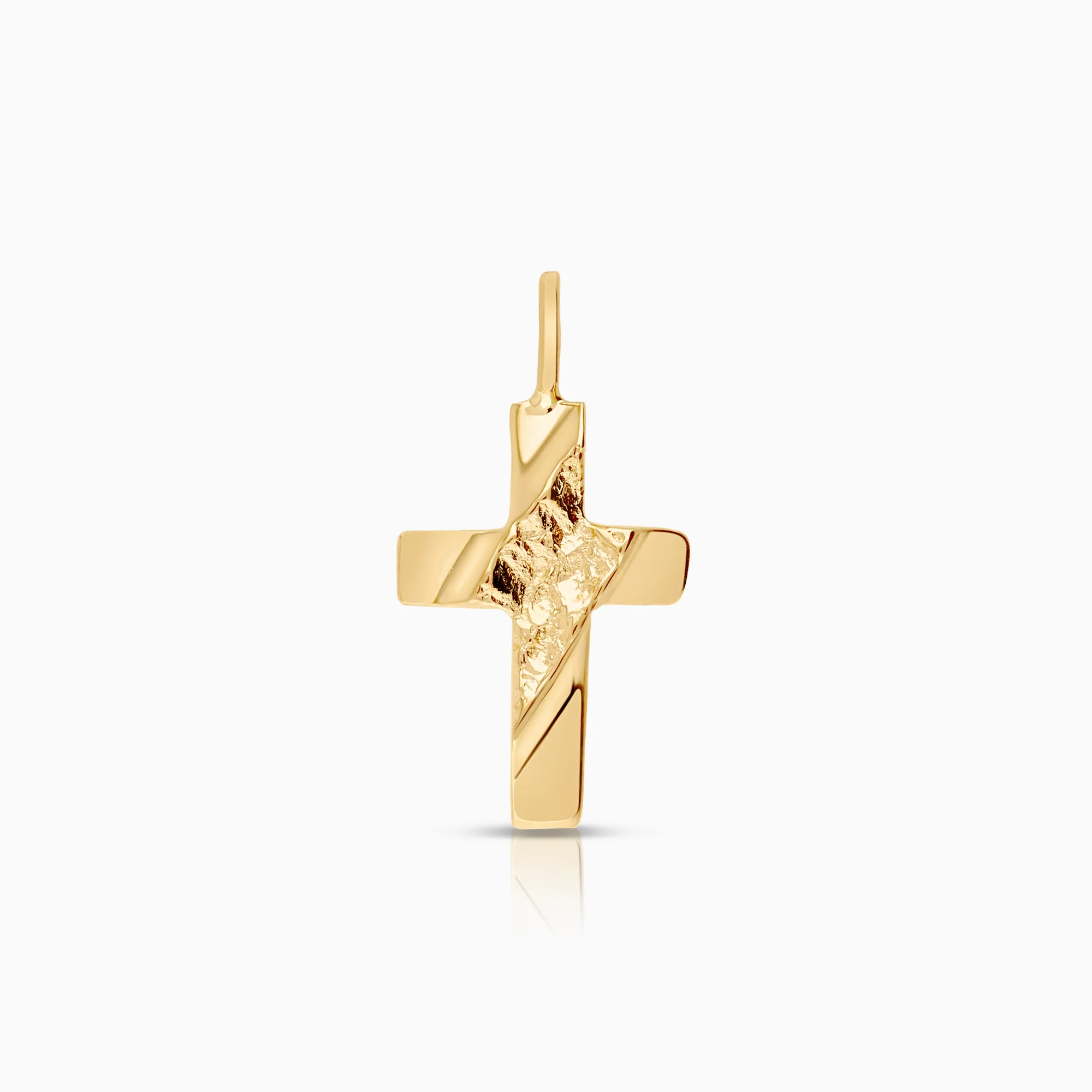 Pendant with cross 0.67g 18K gold
