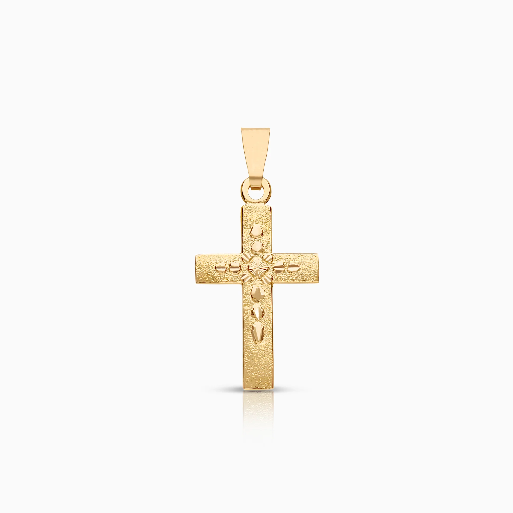 Cross pendant 0.71g 18K gold