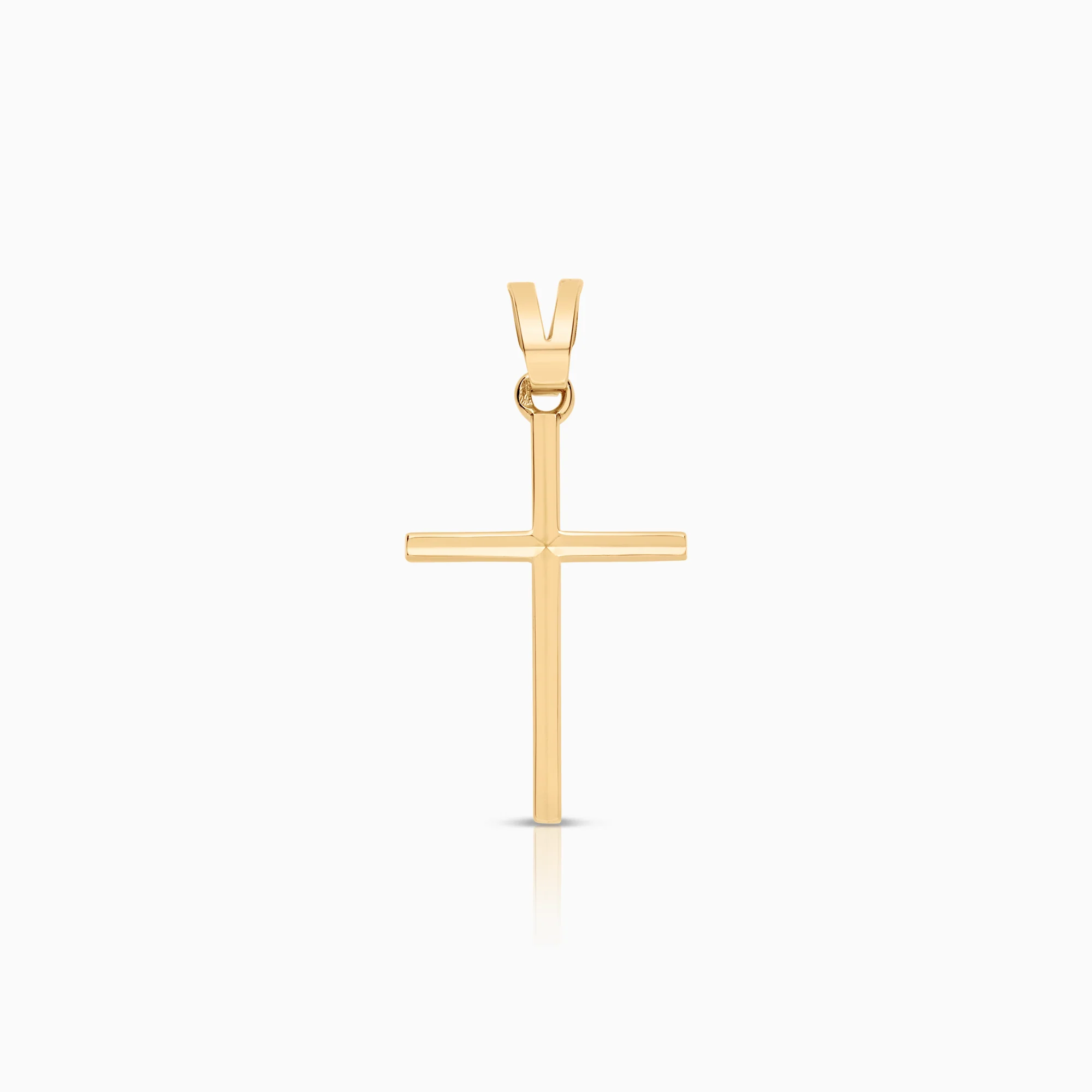Cross pendant 1.01g 18K gold