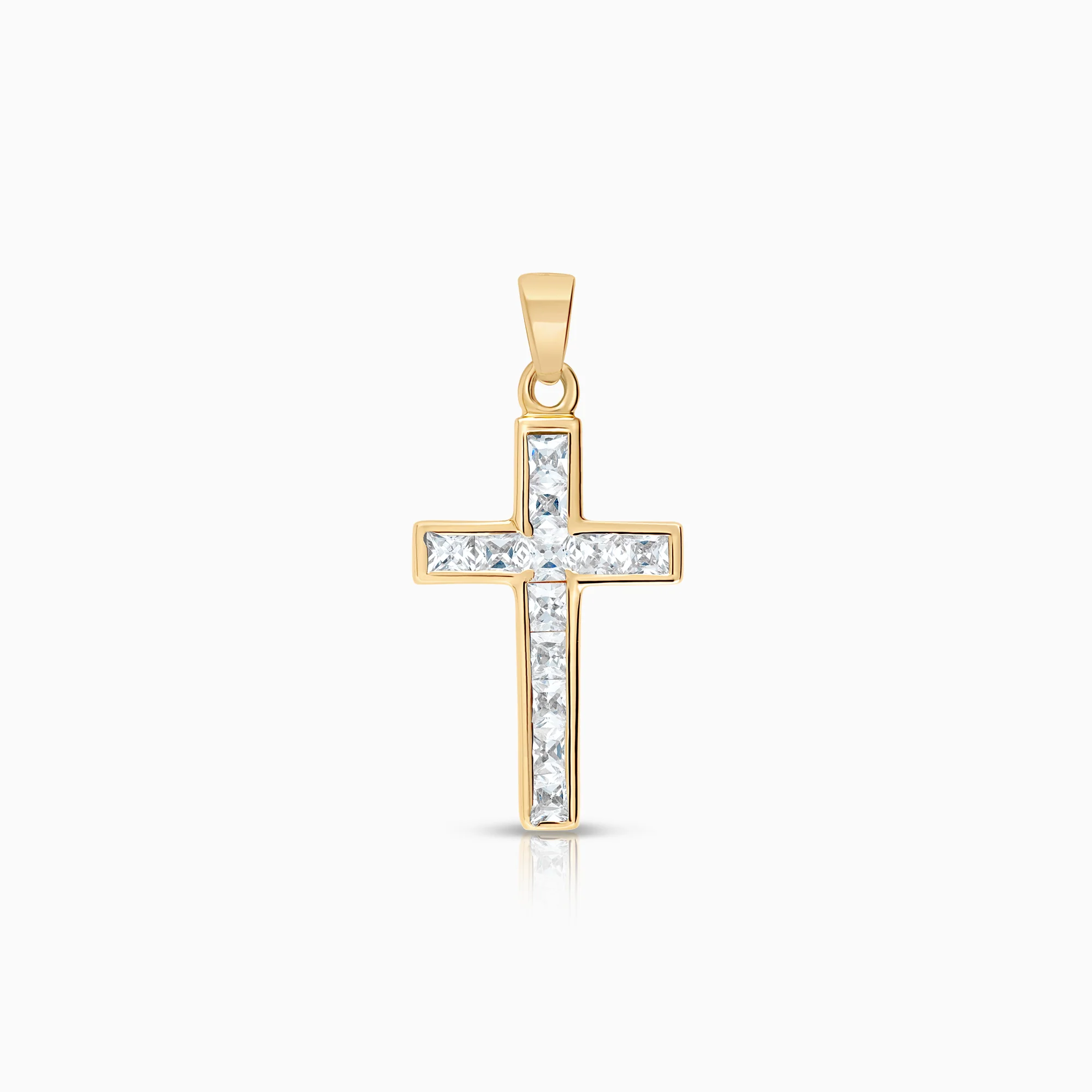 Cross pendant 1.61g 9K gold