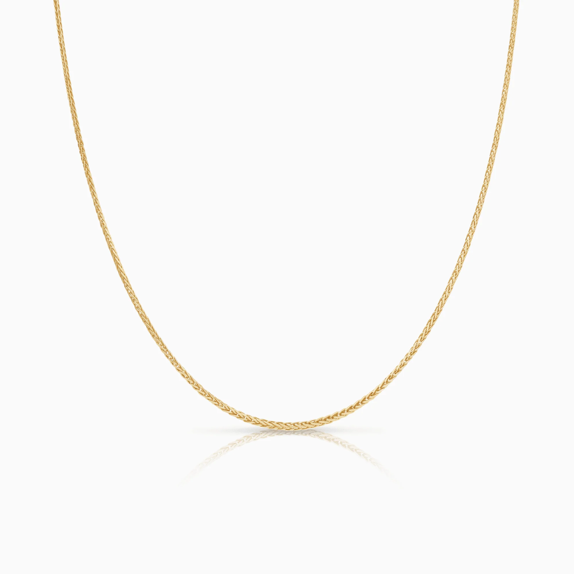 Square foxtail 60cm 18K gold
